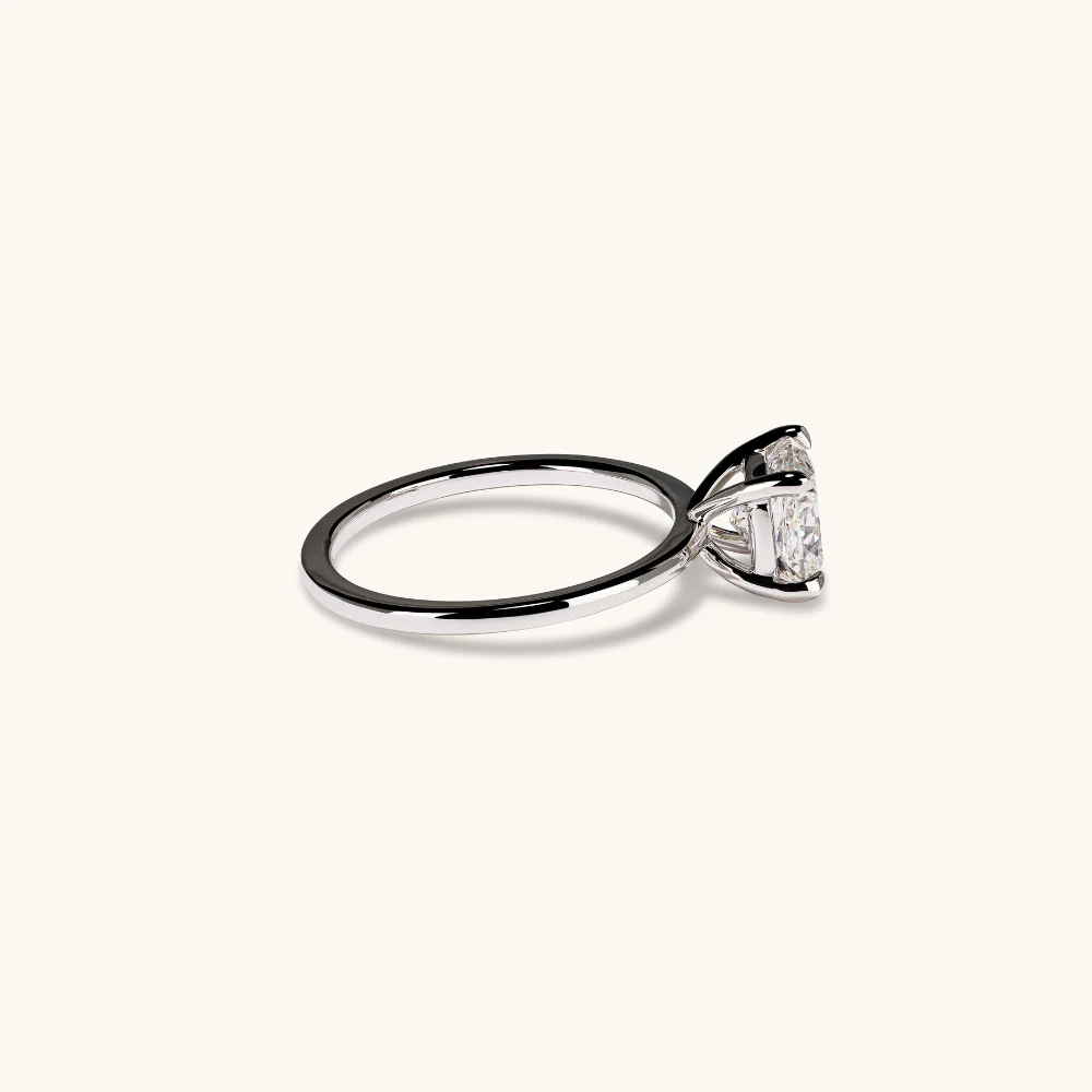 1.58 Square Cushion Lab Diamond Engagement Ring - Image 3