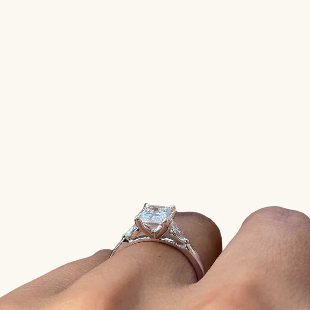 1.63 Cushion Lab Diamond Engagement Ring - Image 4