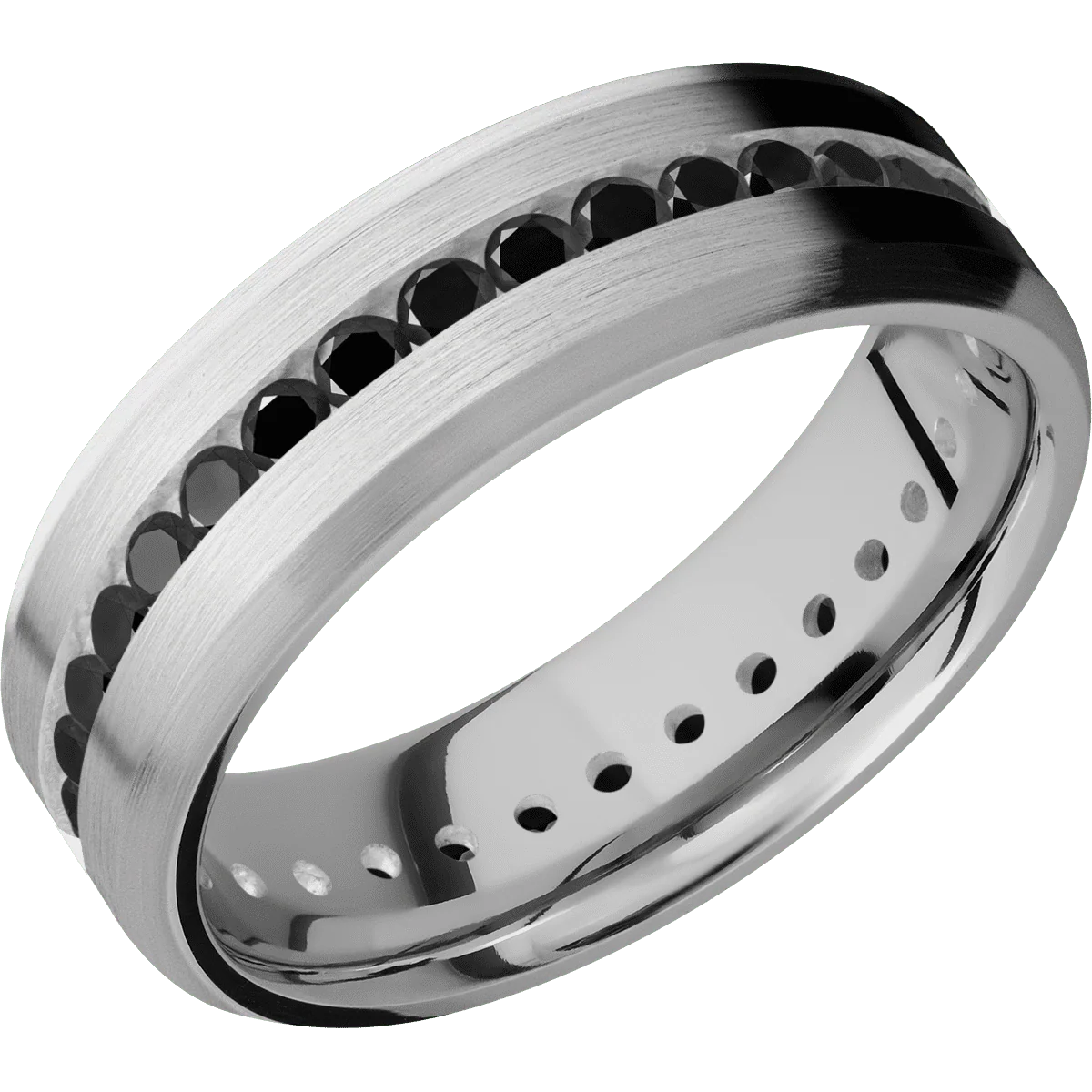 14K White Gold + Satin , Satin Finish - Image 2