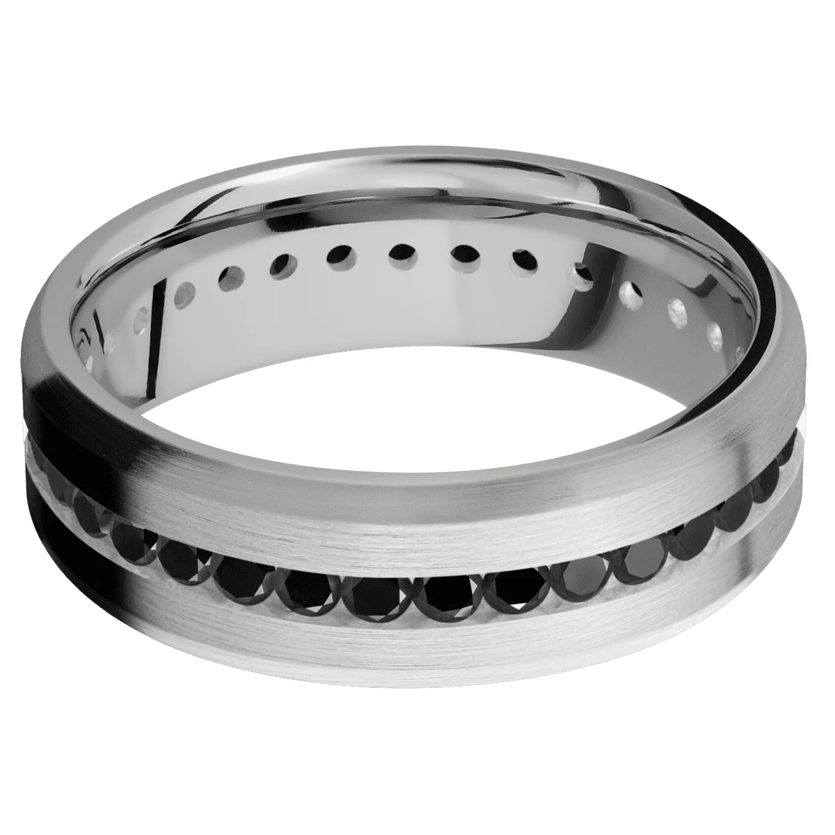 14K White Gold + Satin , Satin Finish - Image 3