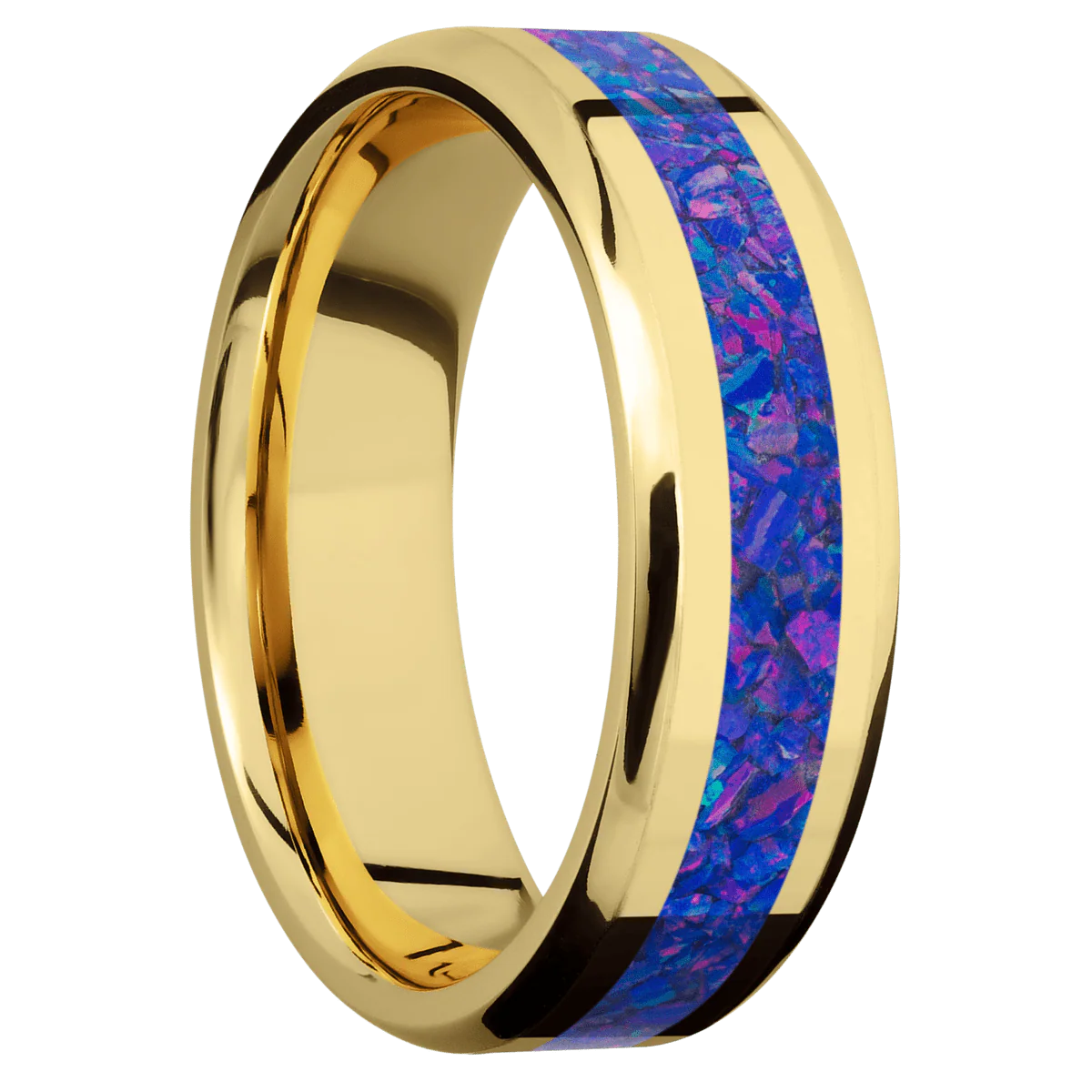 18K Yellow Gold + Polish , Polish Finish