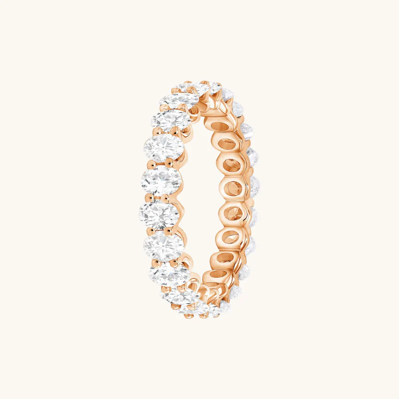 Diamond Oval Eternity Band - Image 7