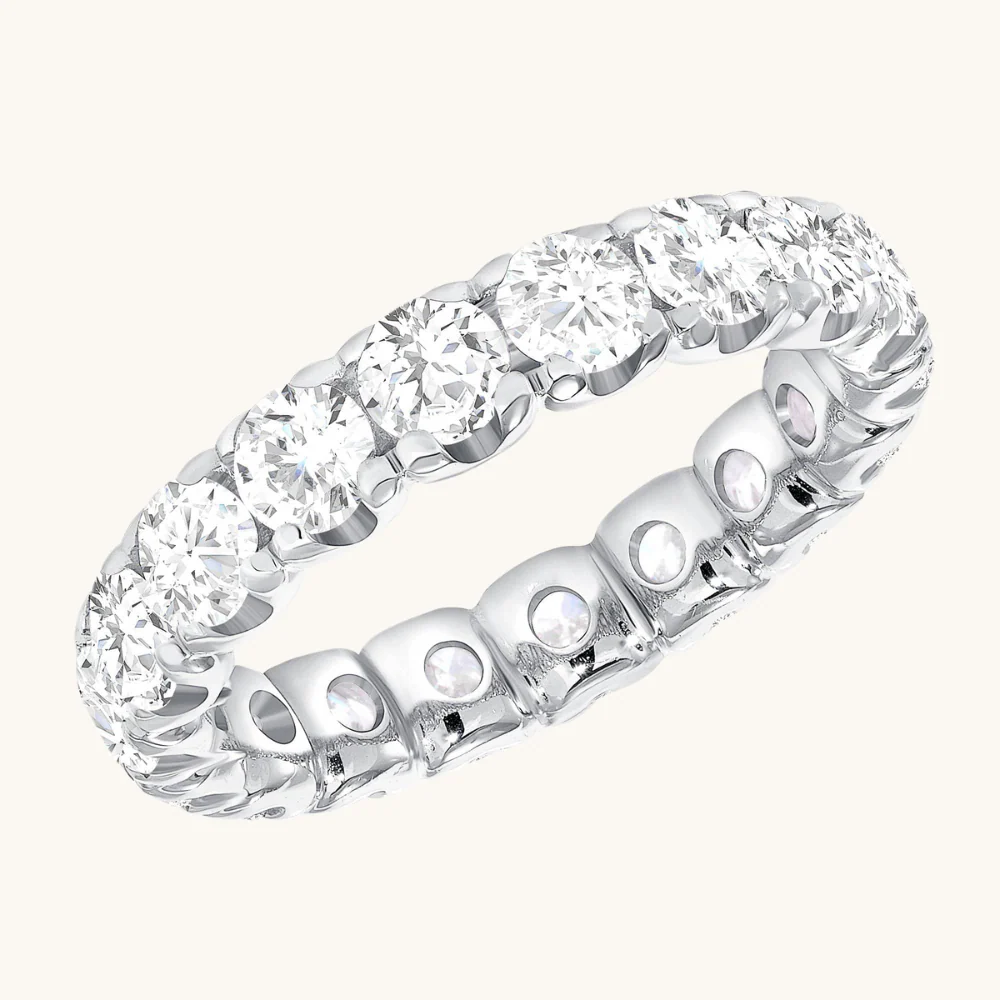 3.7mm Round Diamond Eternity Band - Image 3