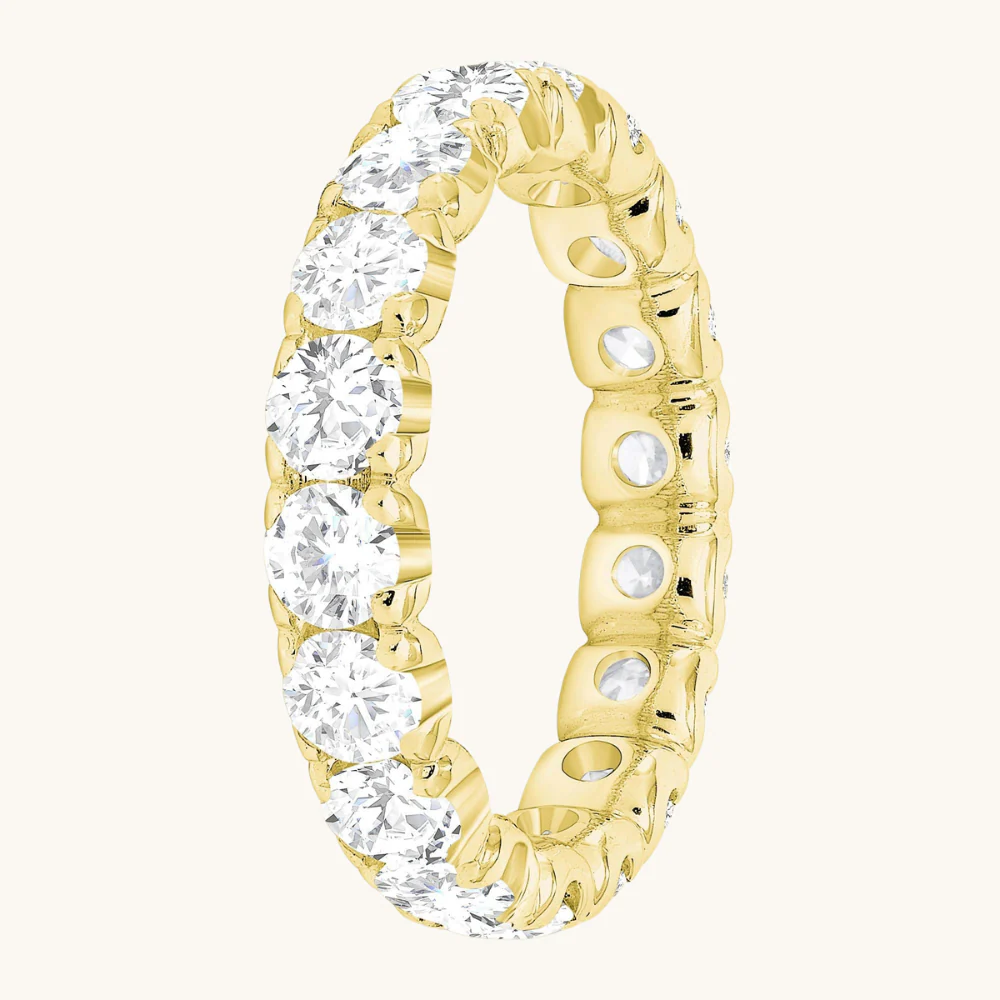 3.7mm Round Diamond Eternity Band - Image 4