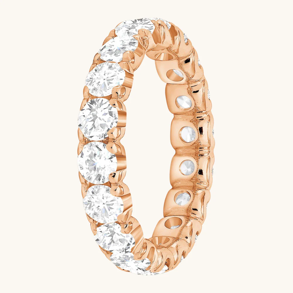 3.7mm Round Diamond Eternity Band - Image 5