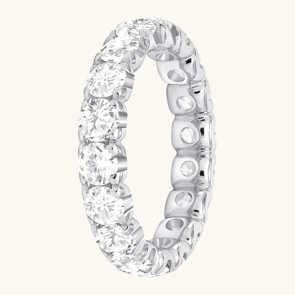 3.7mm Round Diamond Eternity Band - Image 6
