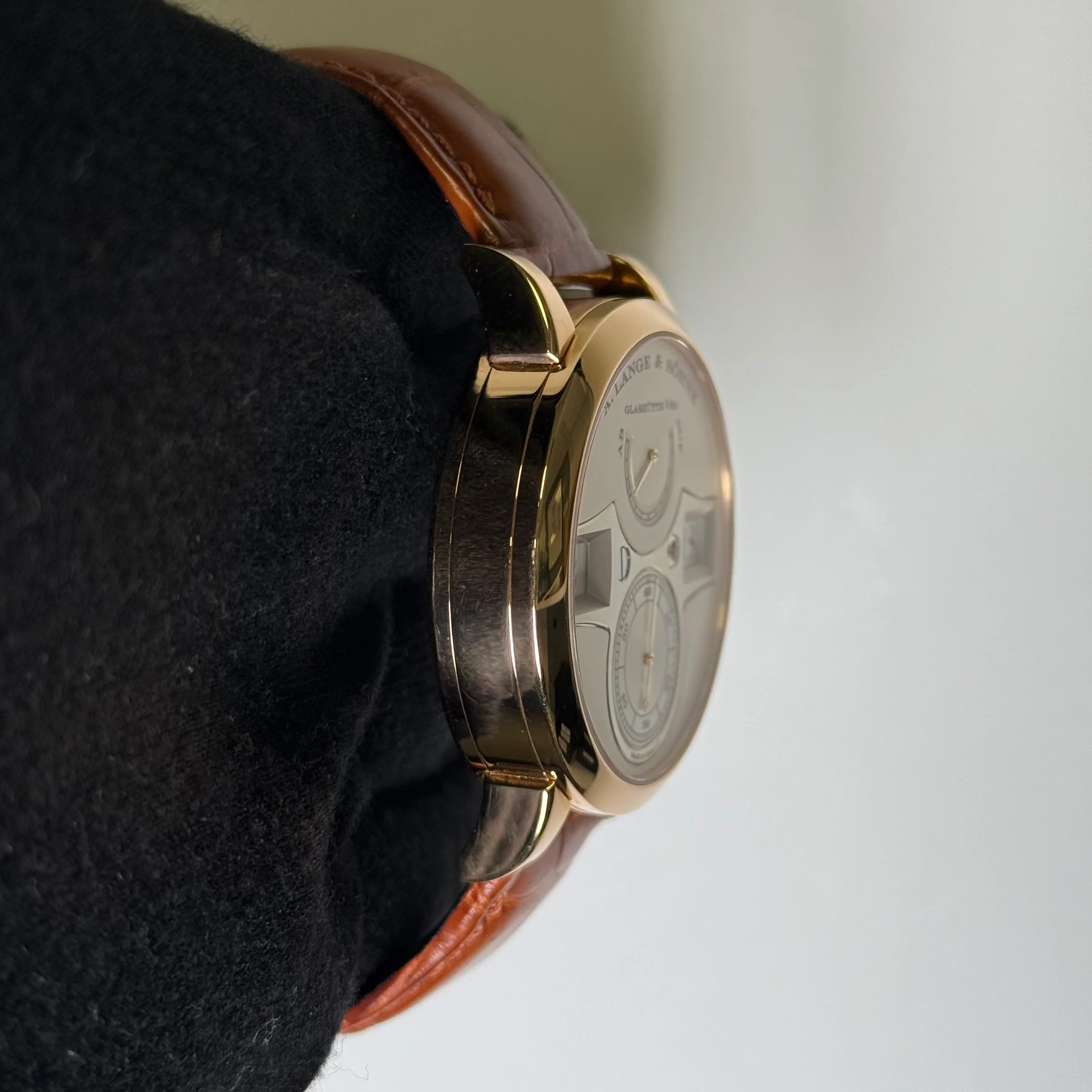 A. Lange & Sohne Zeitwerk 42mm Silver Dial Watch Ref# 140.032 - Image 3