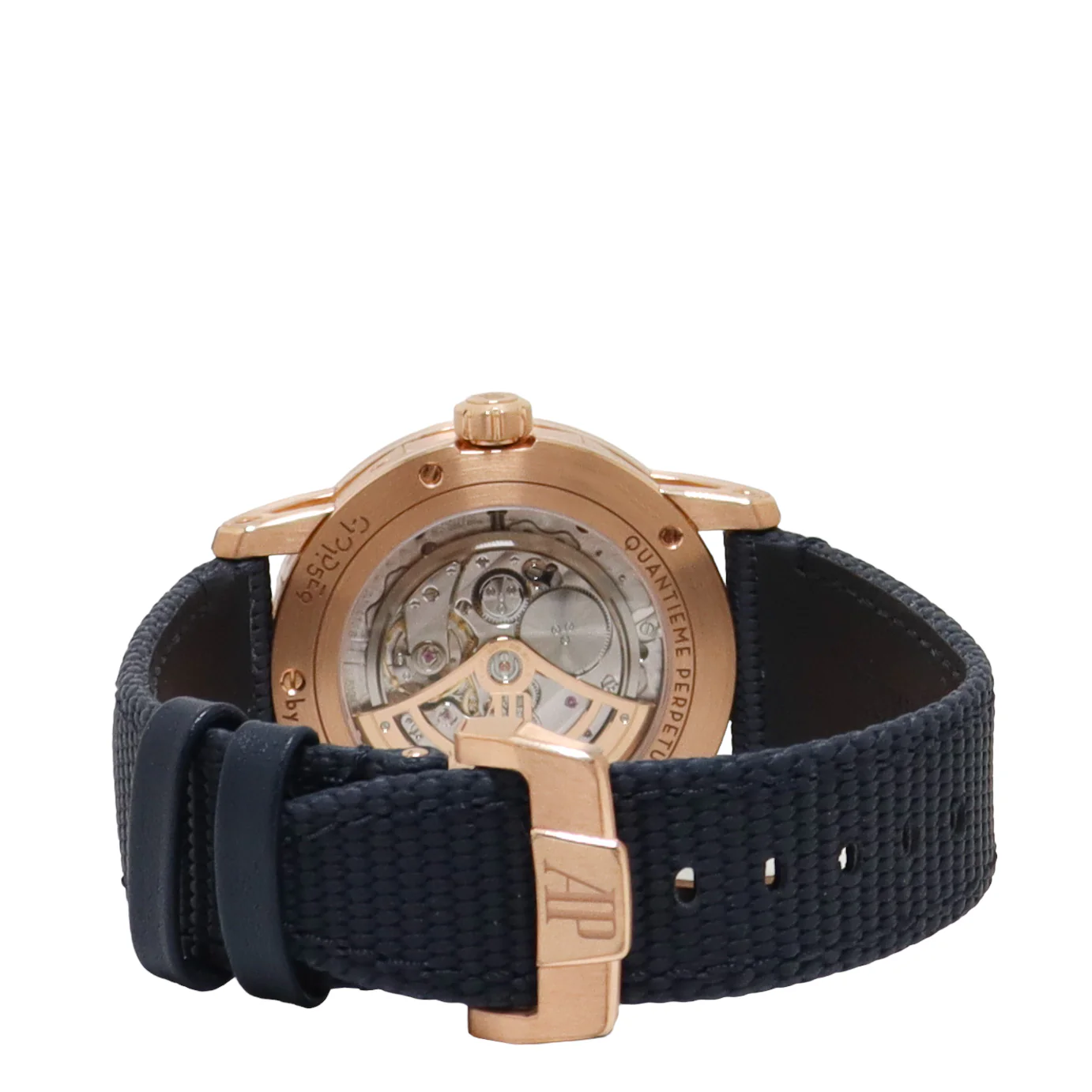 Audemars Piguet 41mm Code 11.59 Rose Gold Blue Aventurine Dial Watch Reference# 26394OR.OO.D321CR.01 - Image 4