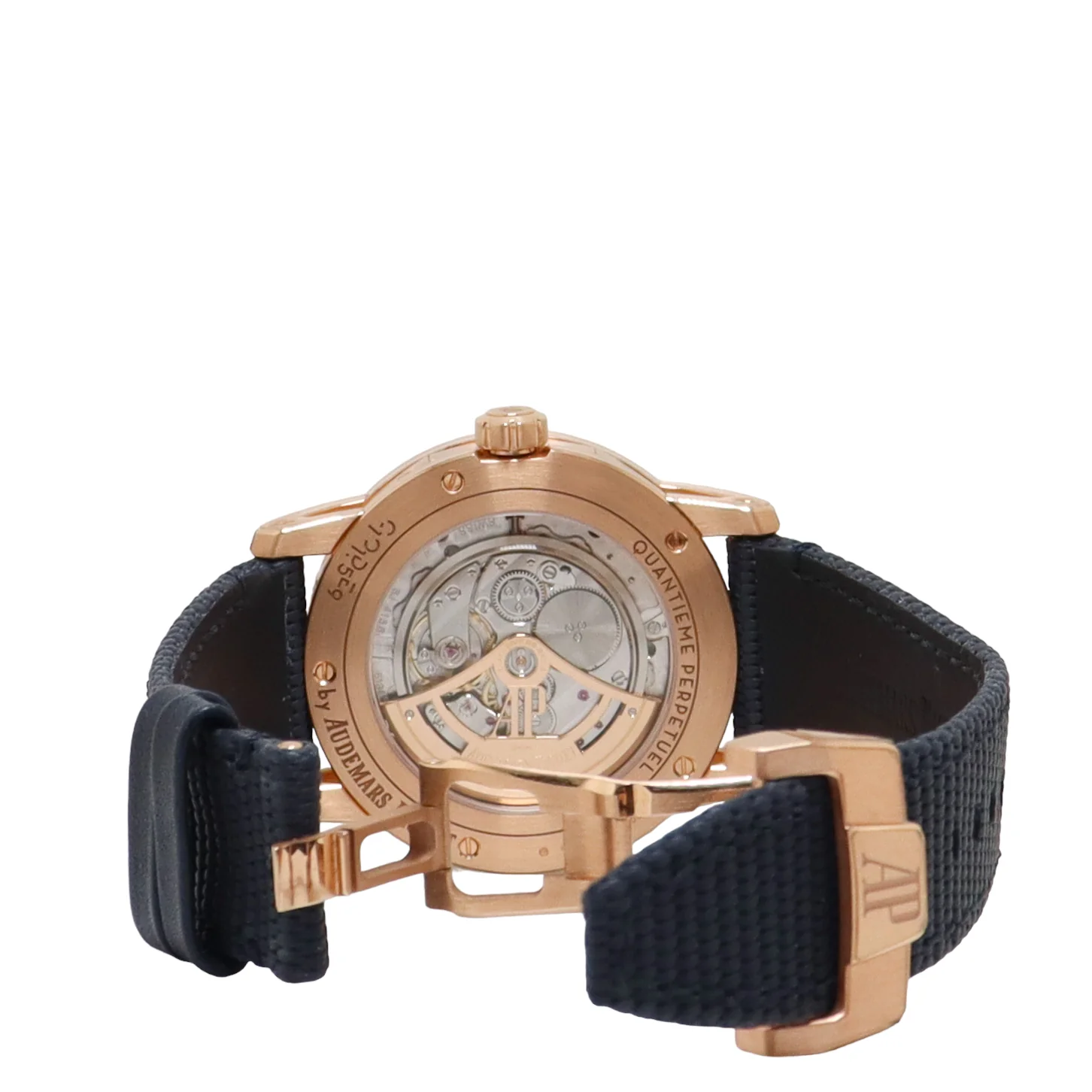 Audemars Piguet 41mm Code 11.59 Rose Gold Blue Aventurine Dial Watch Reference# 26394OR.OO.D321CR.01 - Image 5
