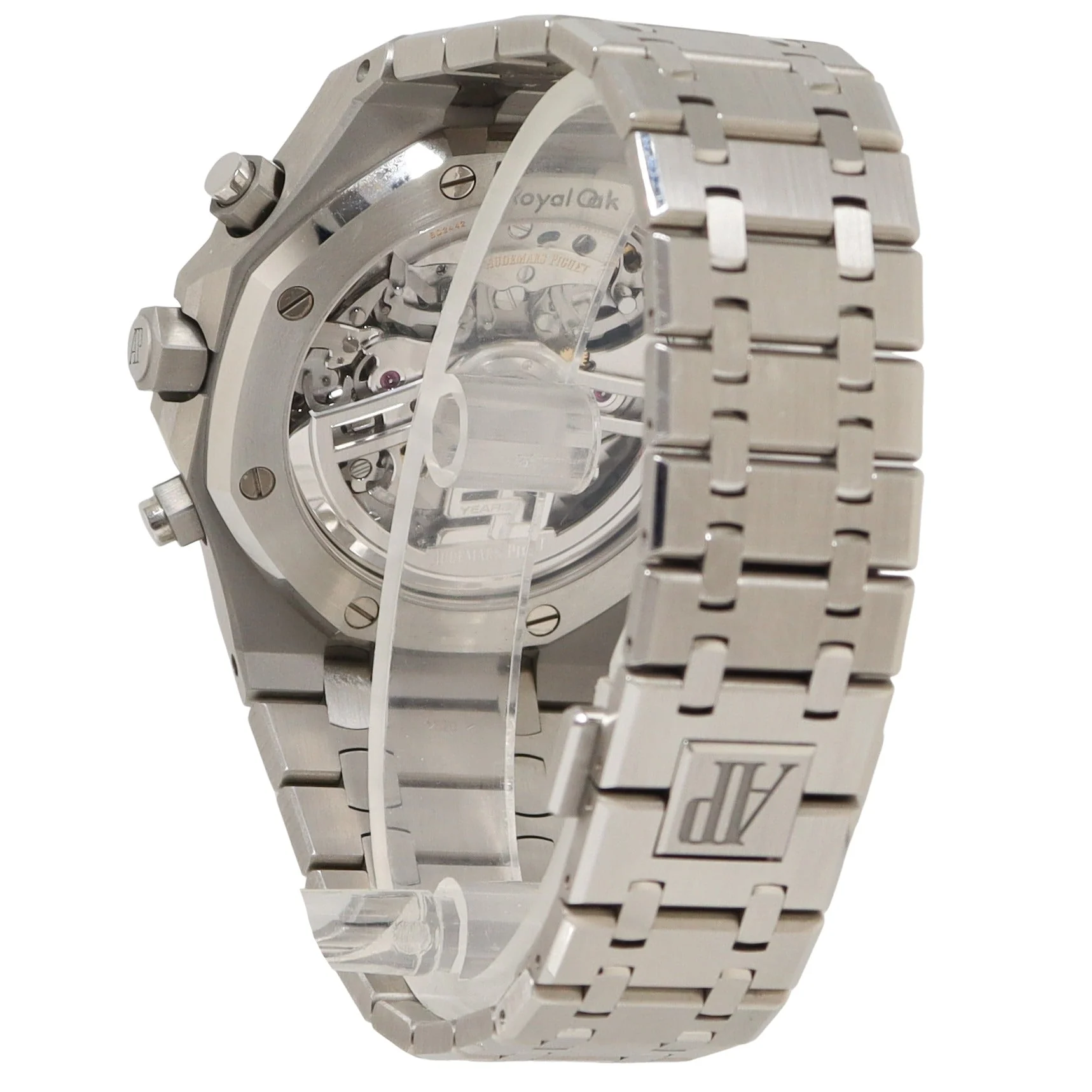 Audemars Piguet Mens Royal Oak Black Grande Tapisserie Chronograph Dial Watch Reference# 26240ST.OO.1320ST.02 - Image 3