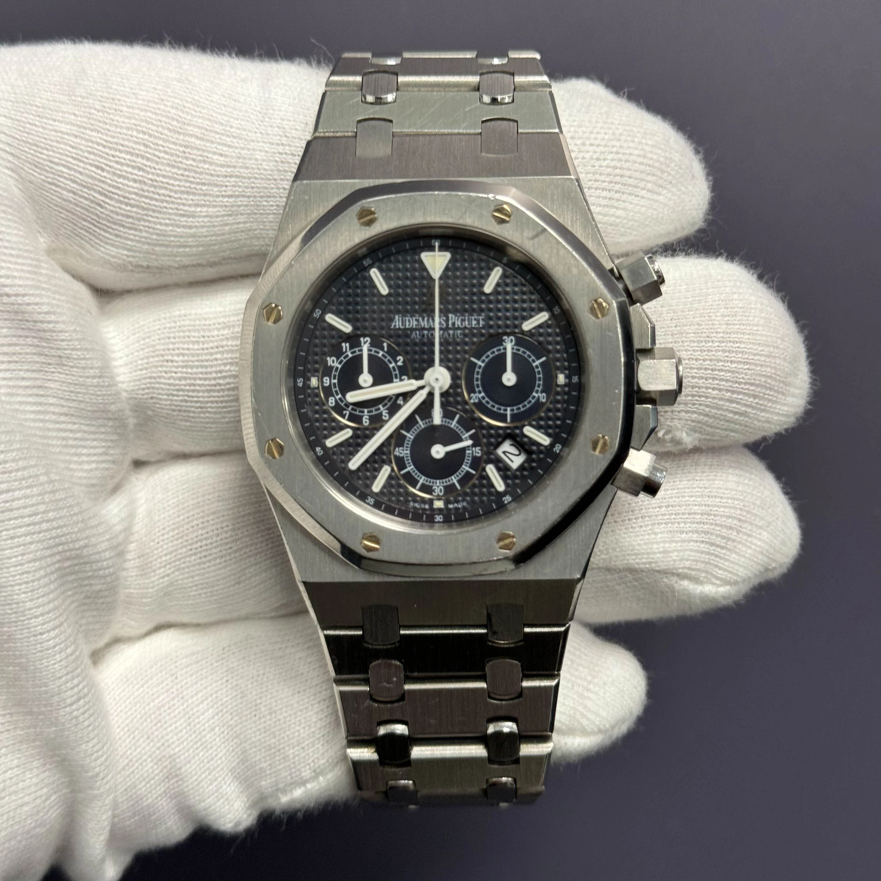 Audemars Piguet Royal Oak 39mm Black Dial Watch Ref# 25860ST.OO.1110ST.03 - Image 2