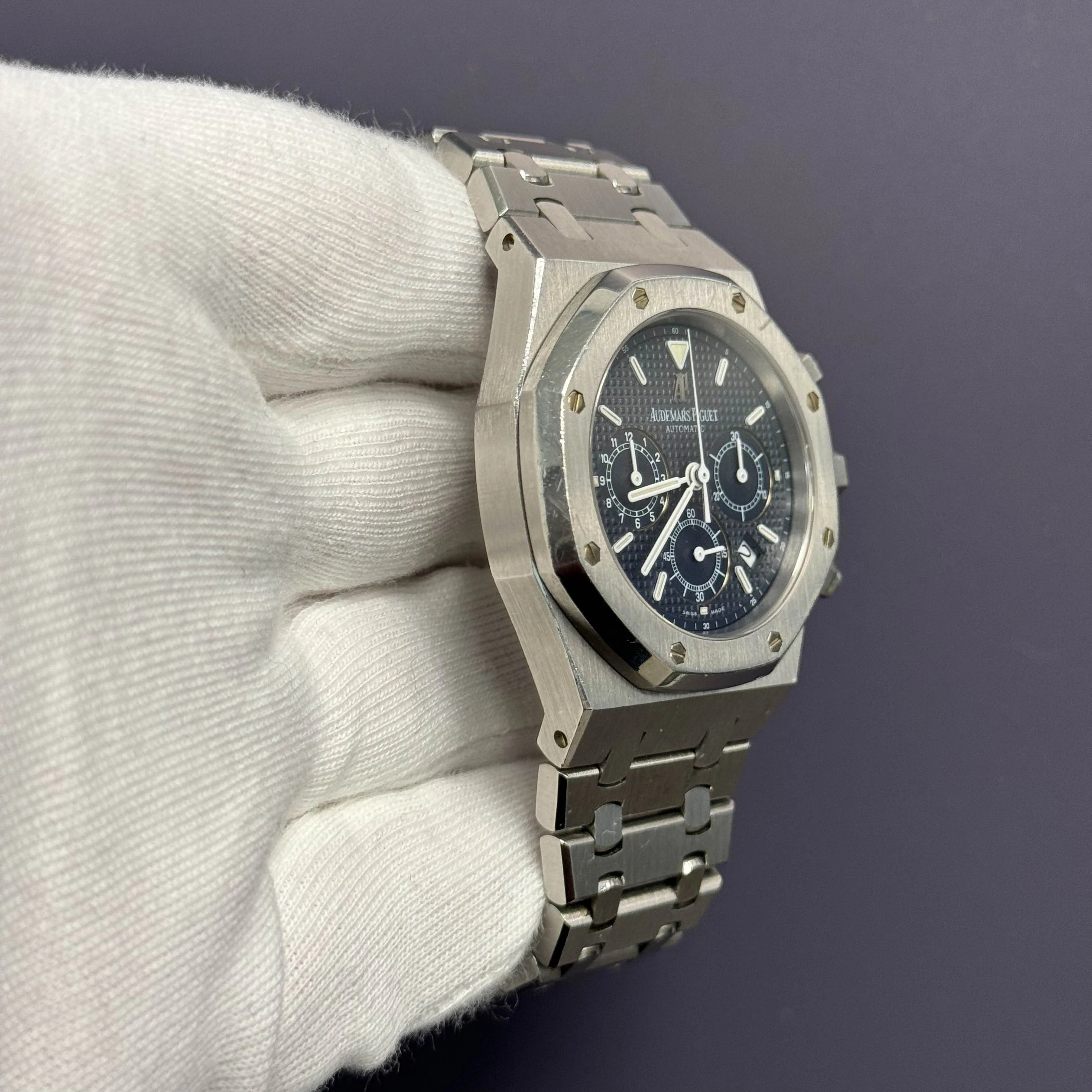 Audemars Piguet Royal Oak 39mm Black Dial Watch Ref# 25860ST.OO.1110ST.03 - Image 3