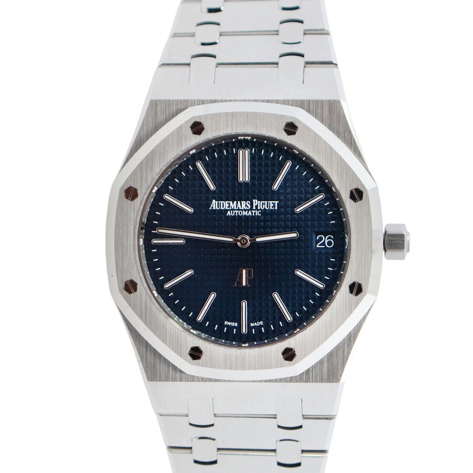 Audemars Piguet Royal Oak 39mm Blue Dial Watch Ref# 16202ST.OO.1240ST.01