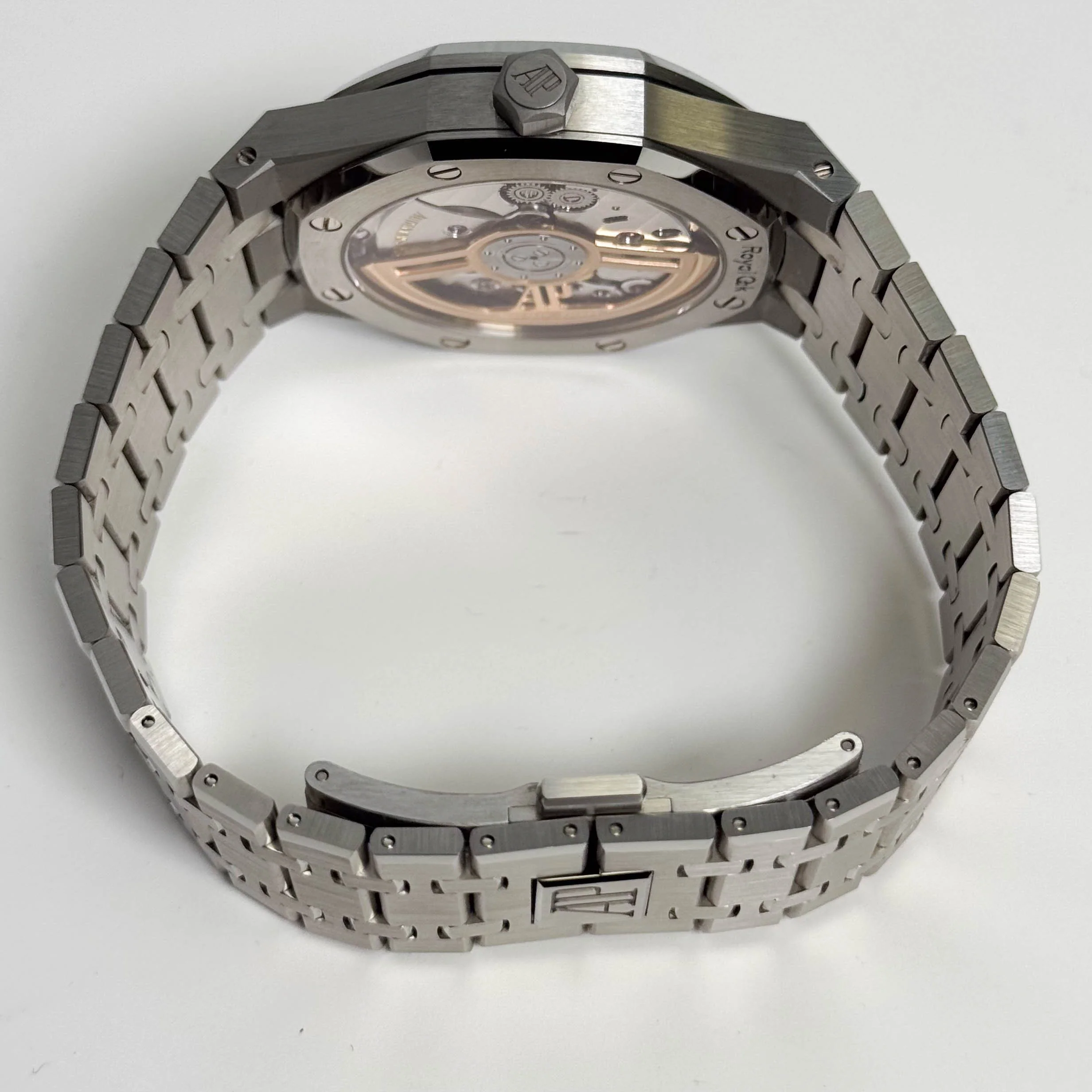 Audemars Piguet Royal Oak 41mm Black Dial Watch Ref# 15510ST.OO.1320ST.07 - Image 6