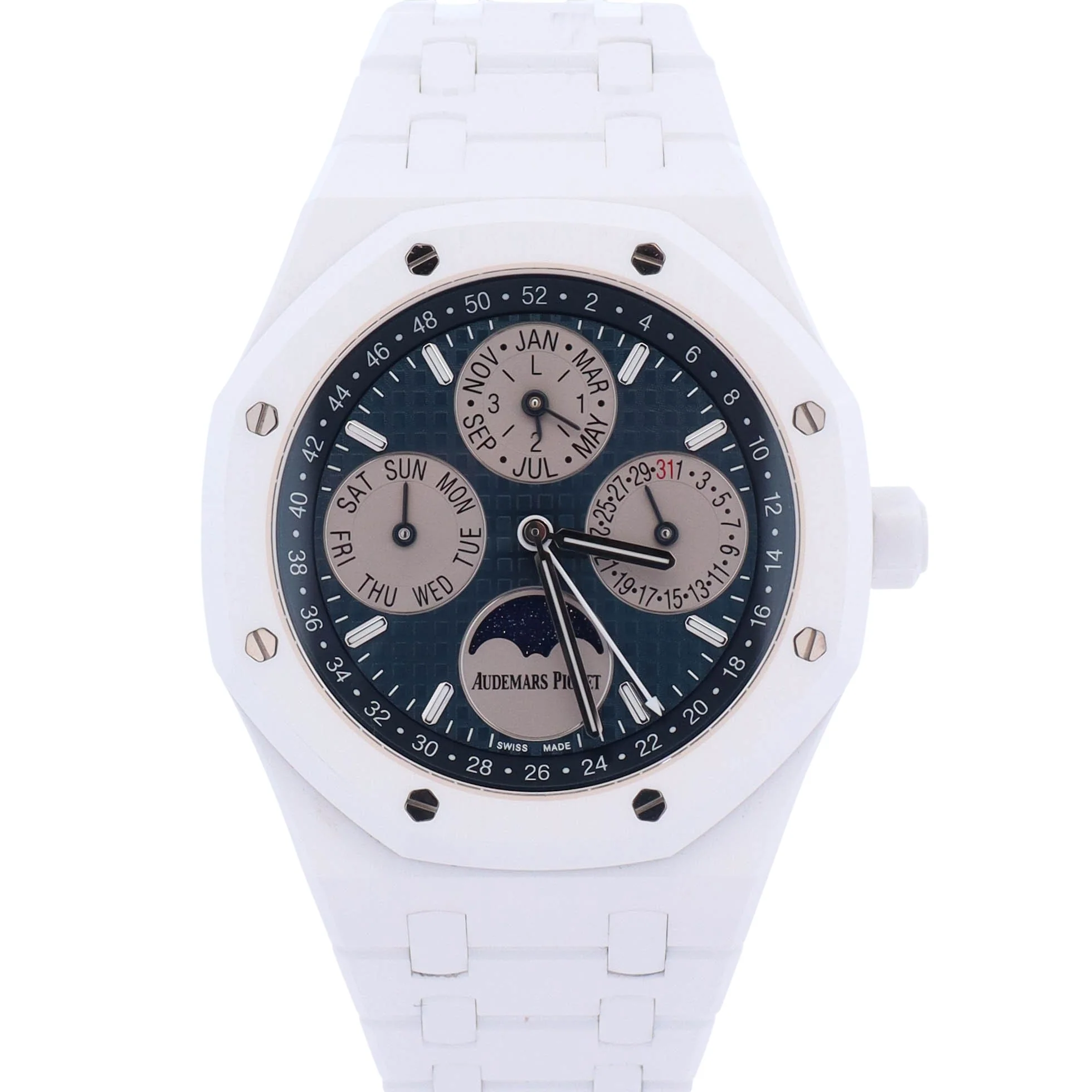 Audemars Piguet Royal Oak 41mm Blue Dial Watch Ref# 26579CB.OO.1225CB.01