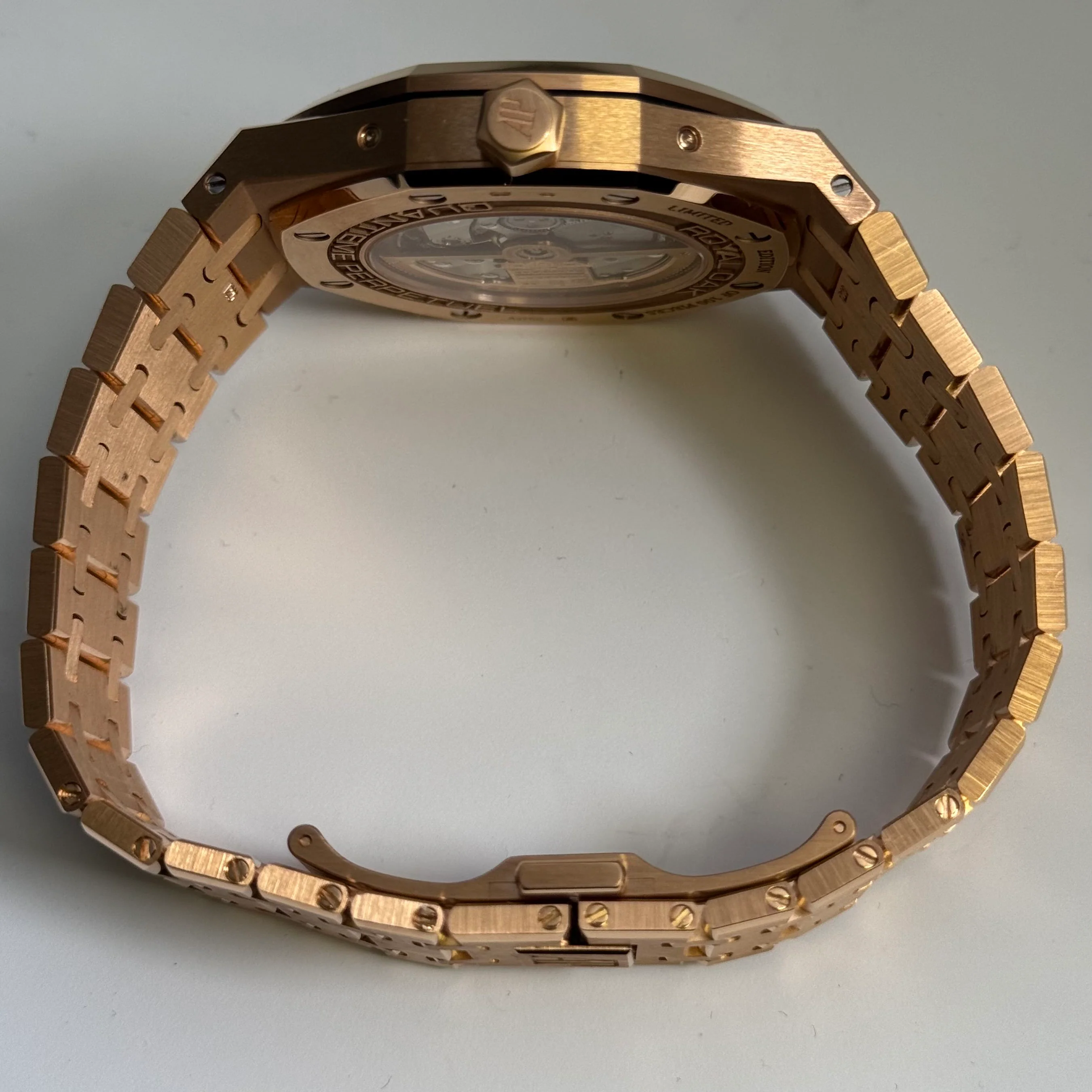 Audemars Piguet Royal Oak 41mm Pink Dial Watch Ref# 26584OR.OO.1220OR.01 - Image 5
