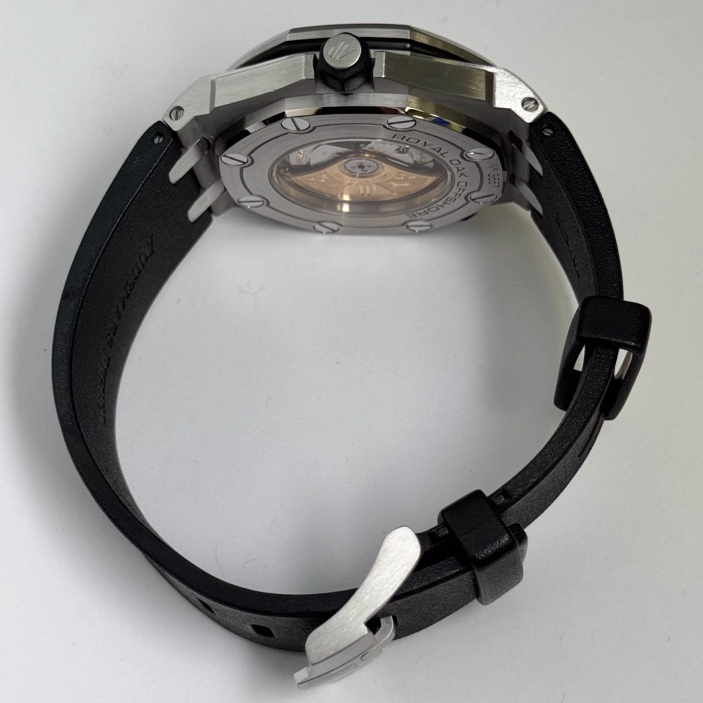 Audemars Piguet Royal Oak 42mm Black Dial Watch Ref# 15710ST.OO.A002CA.02 - Image 5
