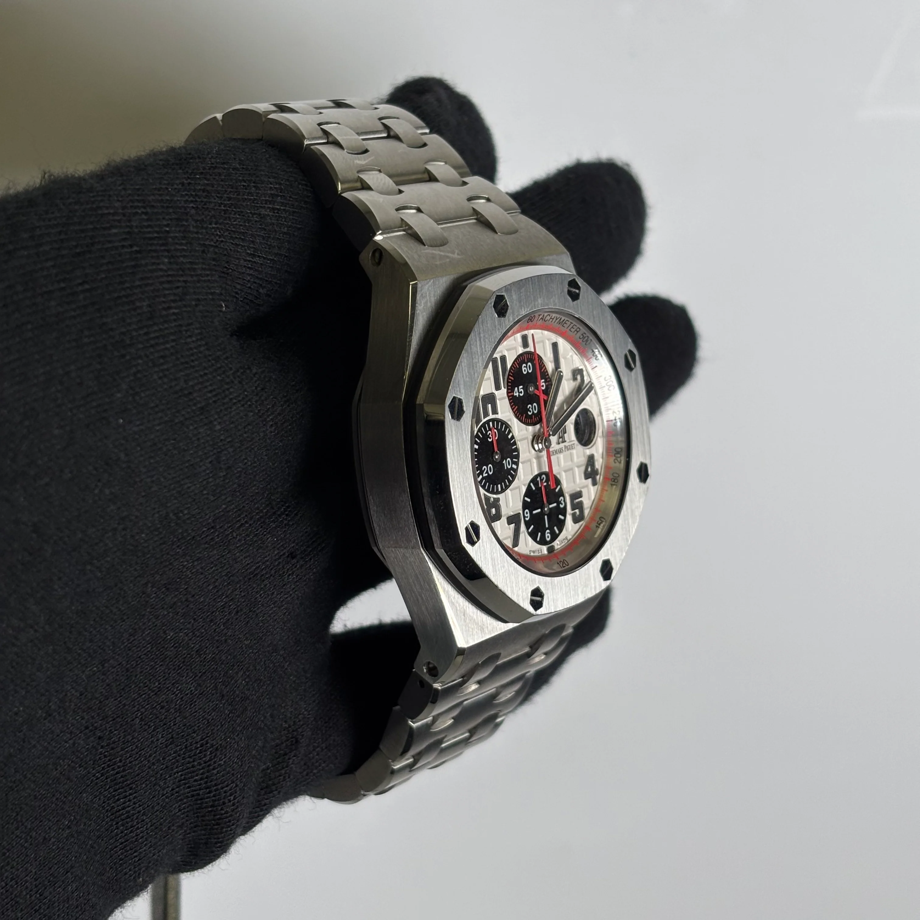 Audemars Piguet Royal Oak 42mm White Dial Watch Ref# 26170ST.OO.D101CR.02 - Image 3