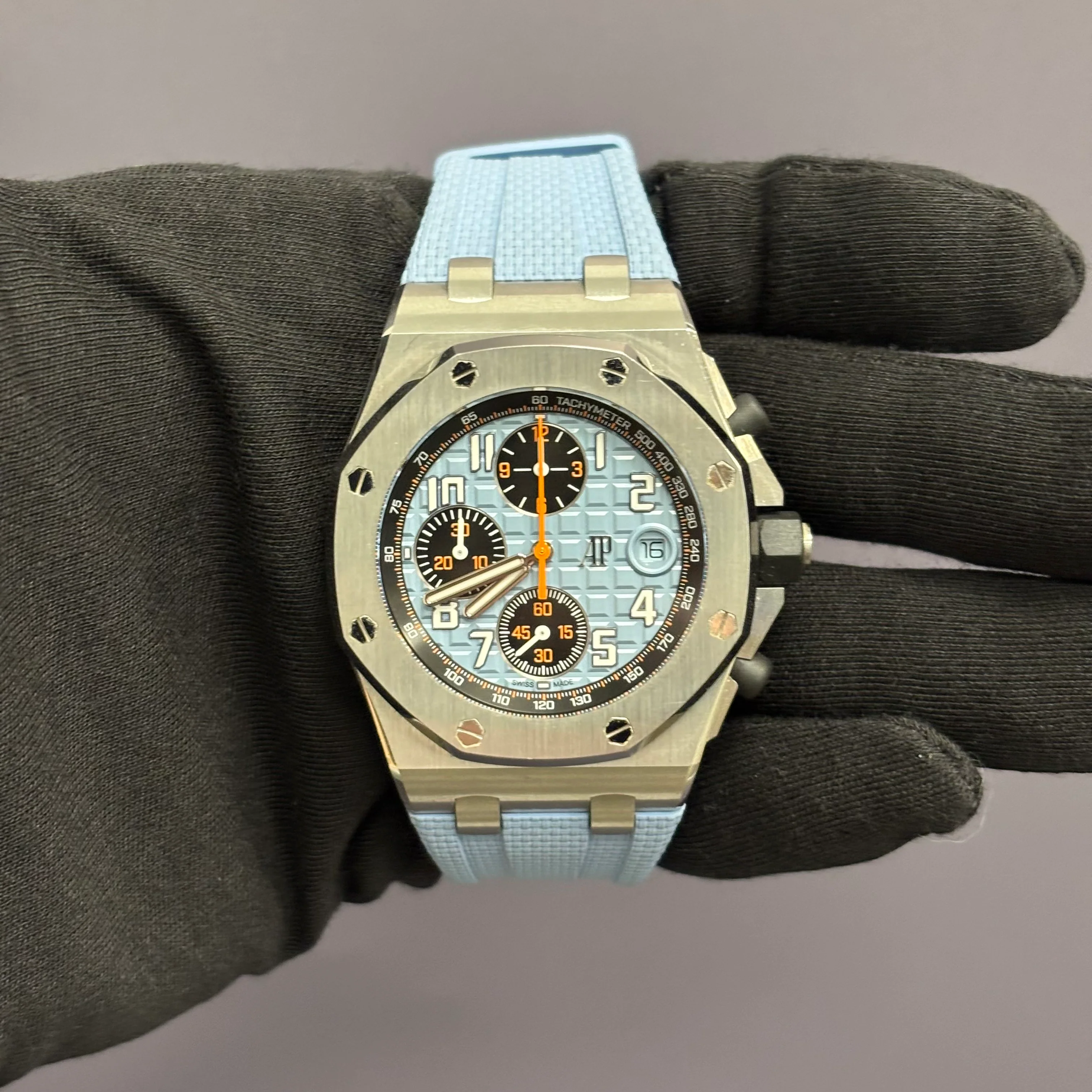 Audemars Piguet Royal Oak 42mm Blue Dial Watch Ref# 26238ST.OO.A340CA.01 - Image 2