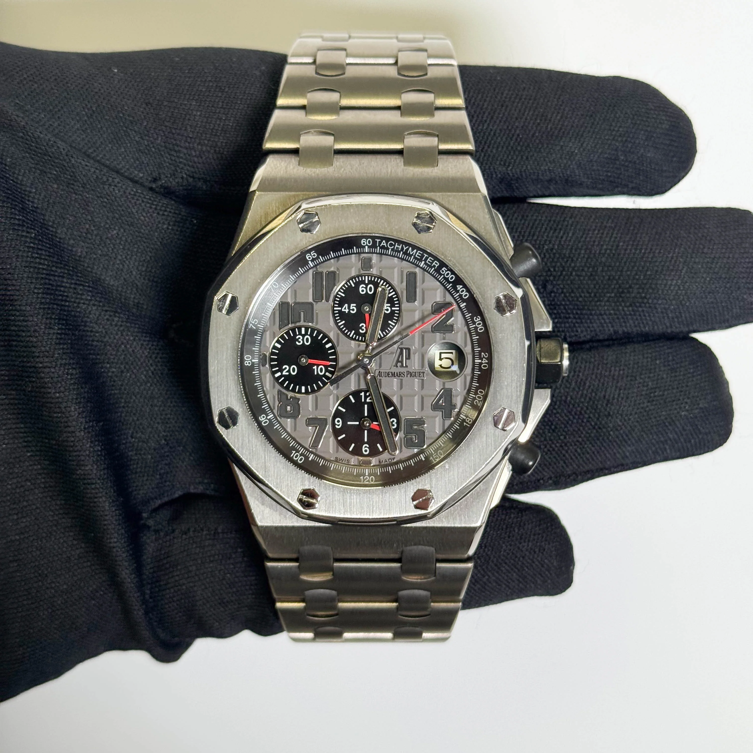 Audemars Piguet Royal Oak 42mm Grey Dial Watch Ref# 26170TI.OO.1000TI.01 - Image 2