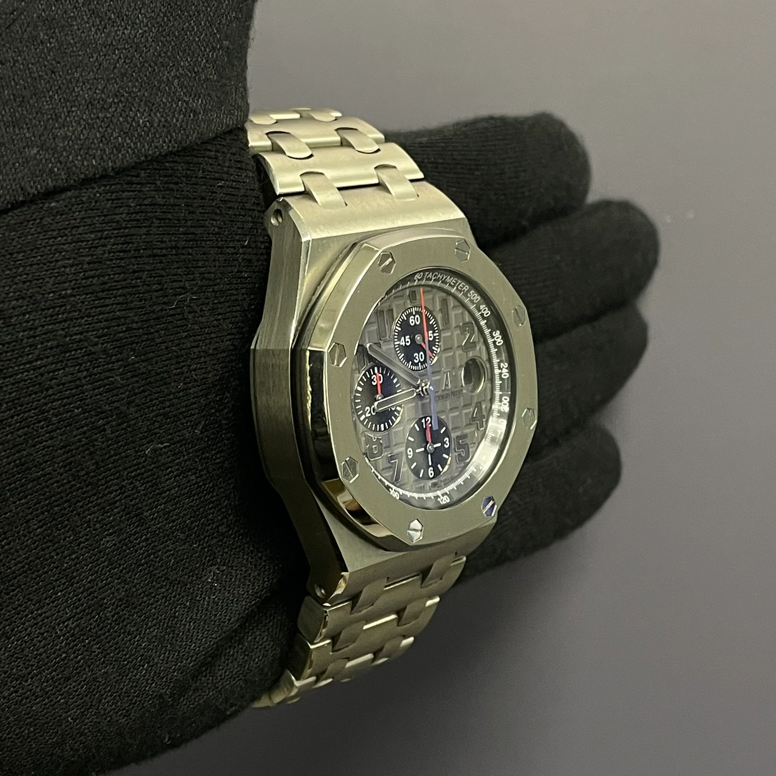 Audemars Piguet Royal Oak 42mm Grey Dial Watch Ref# 26170TI.OO.1000TI.01 - Image 3