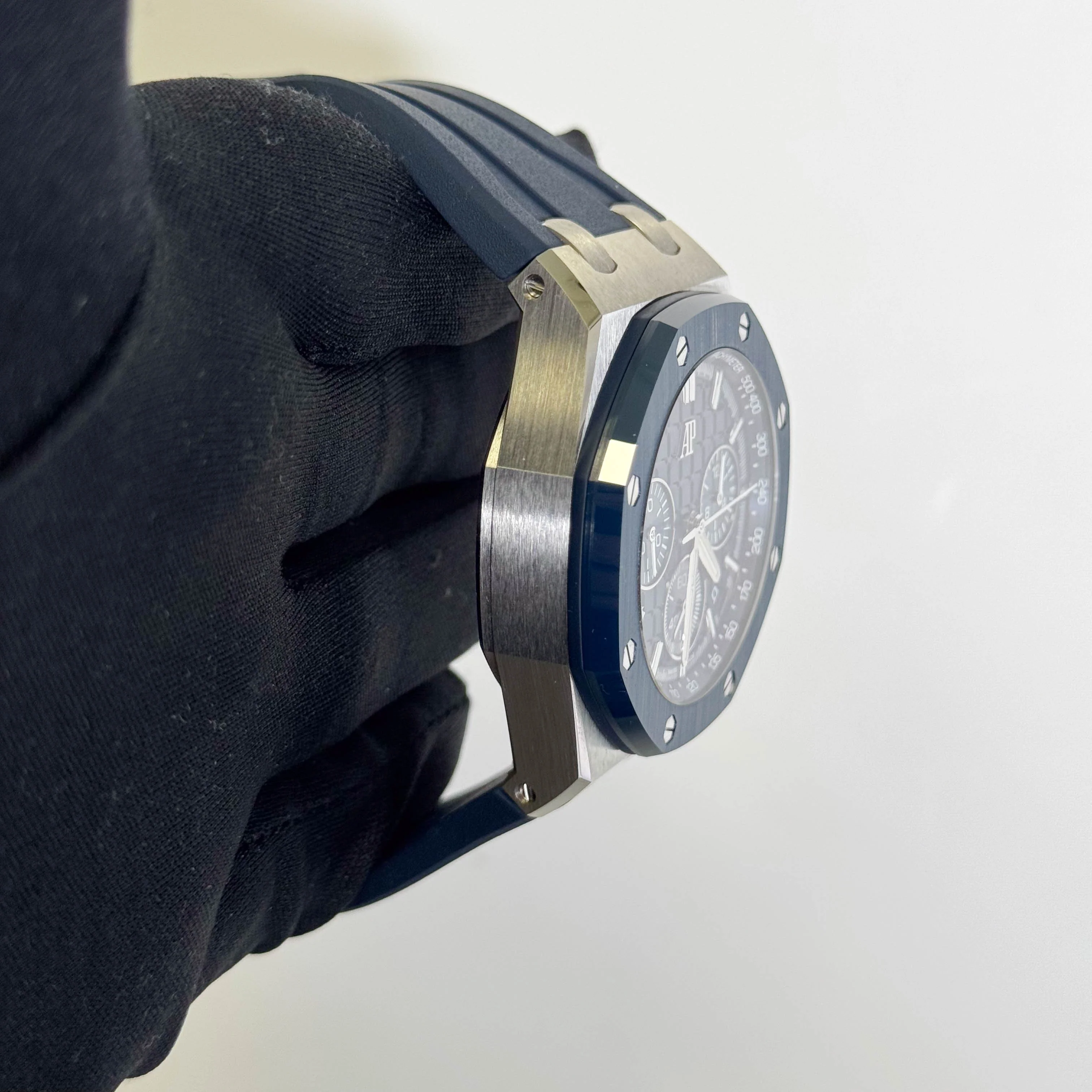 Audemars Piguet Royal Oak 44mm Blue Dial Watch Ref# 26420SO.OO.A029VE.01 - Image 3