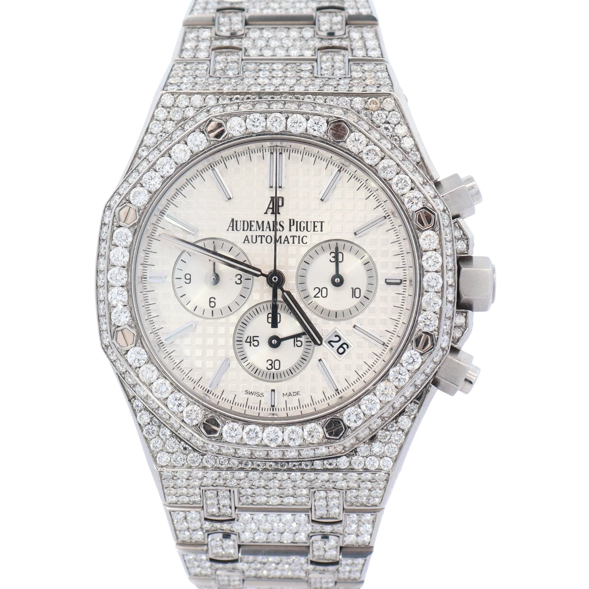 Audemars Piguet Royal Oak Offshore 41mm Silver Dial Watch Ref# 26320ST.OO.1220ST.02