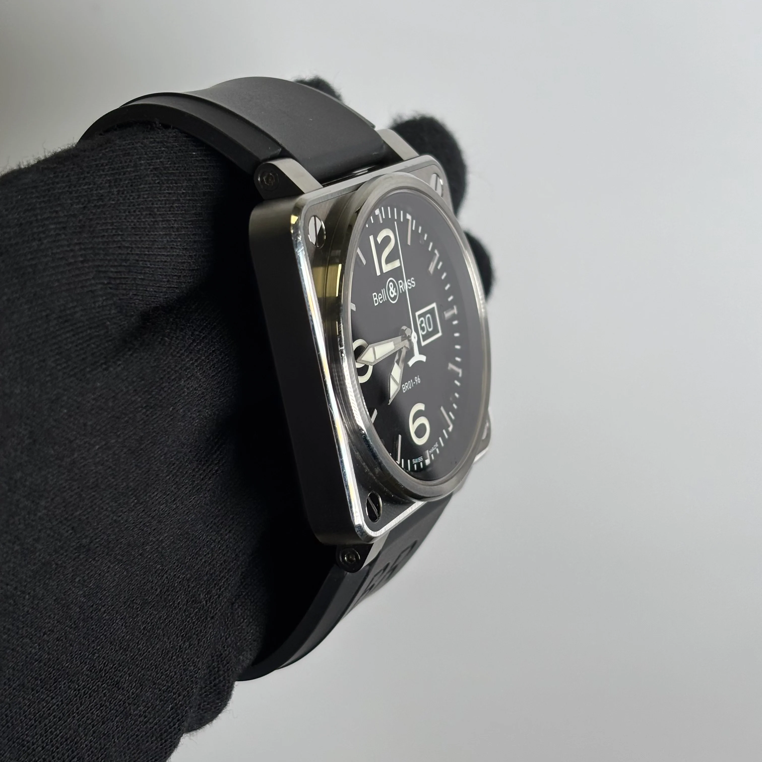 Bell & Ross BR01-96 46mm Black Dial Watch Ref# BR01-96 - Image 3