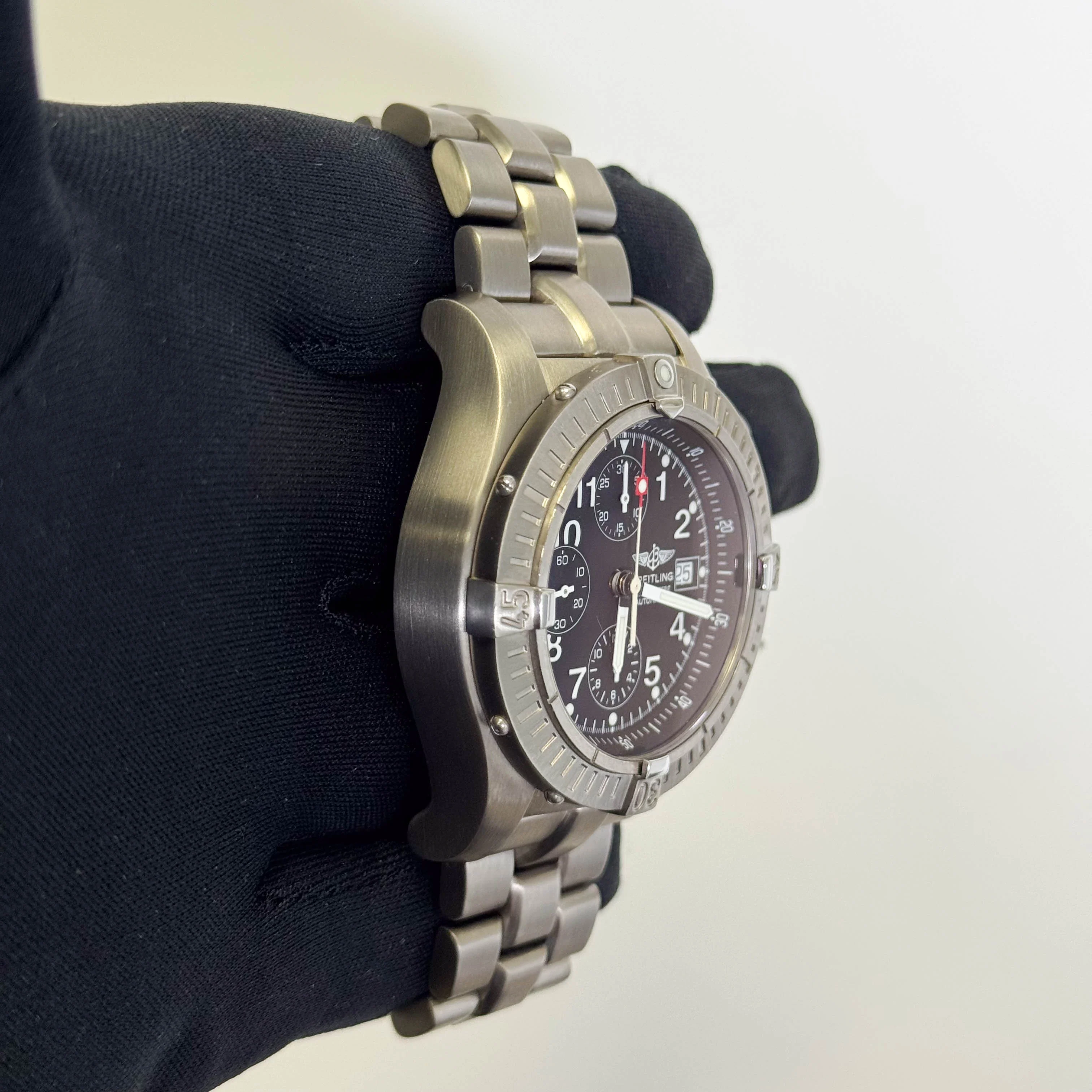 Breiting Avenger 44mm Black Dial Watch Ref# E13360 - Image 3