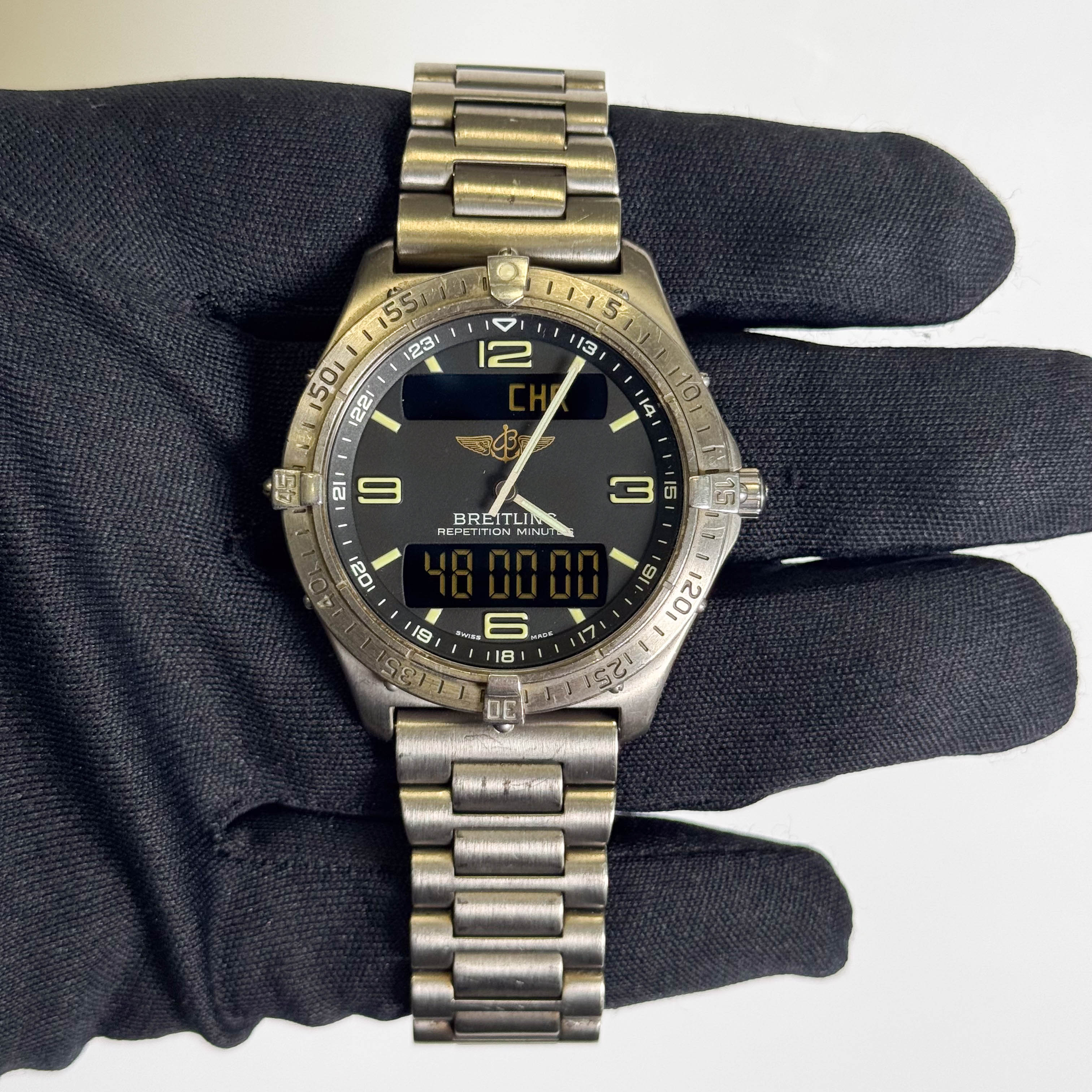 Breitling Aerospace 40mm Grey Dial Watch Ref# E65062 - Image 2