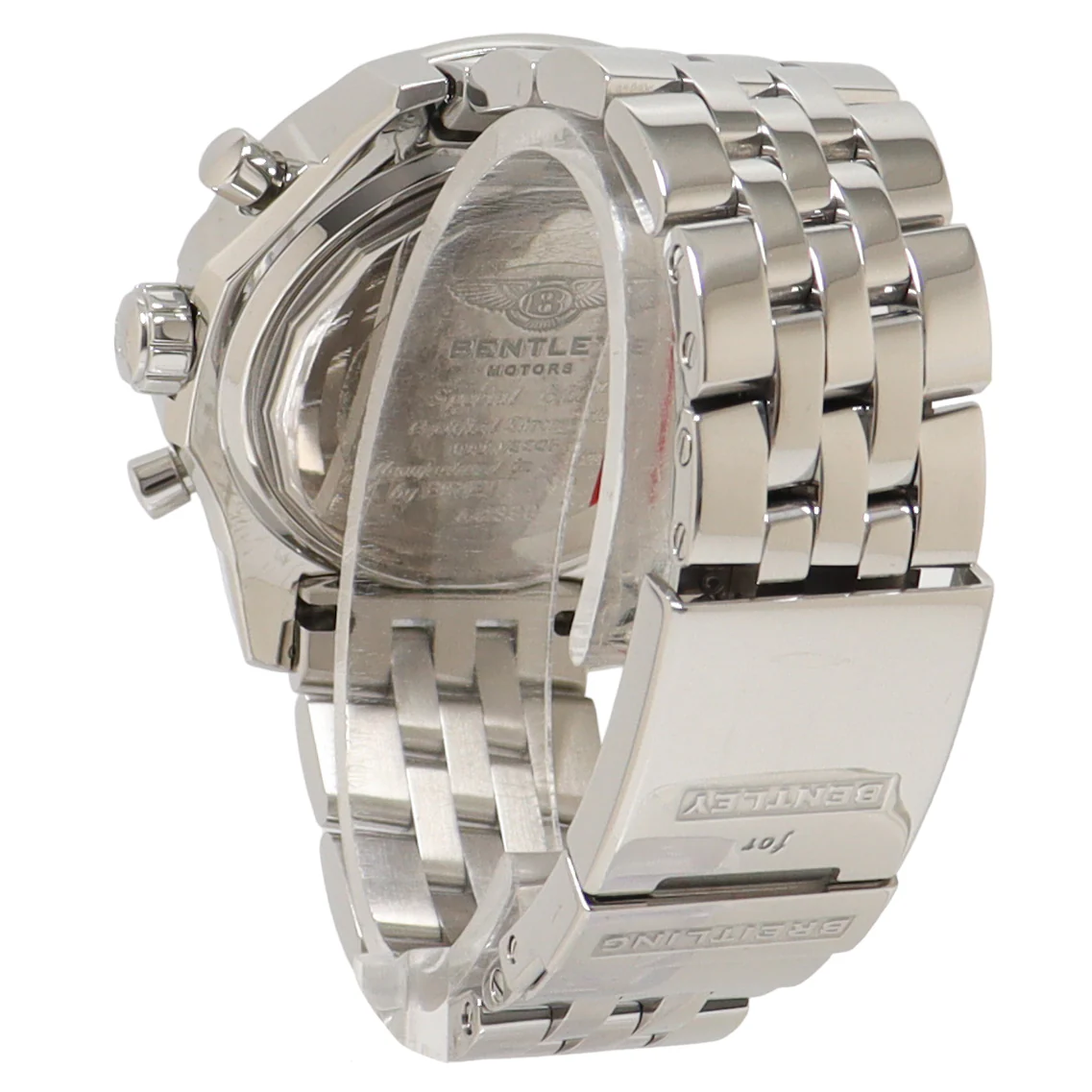 Breitling Bentley Stainless Steel 49mm Black Roman & Stick Dial Watch Reference#: A25362 - Image 3