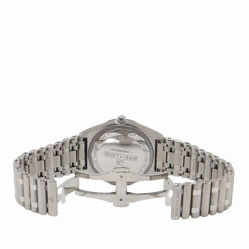 Breitling Lades Chronomat Stainless Steel 32mm Green Stick Dial Watch Reference# A77310101L1A1 - Image 5