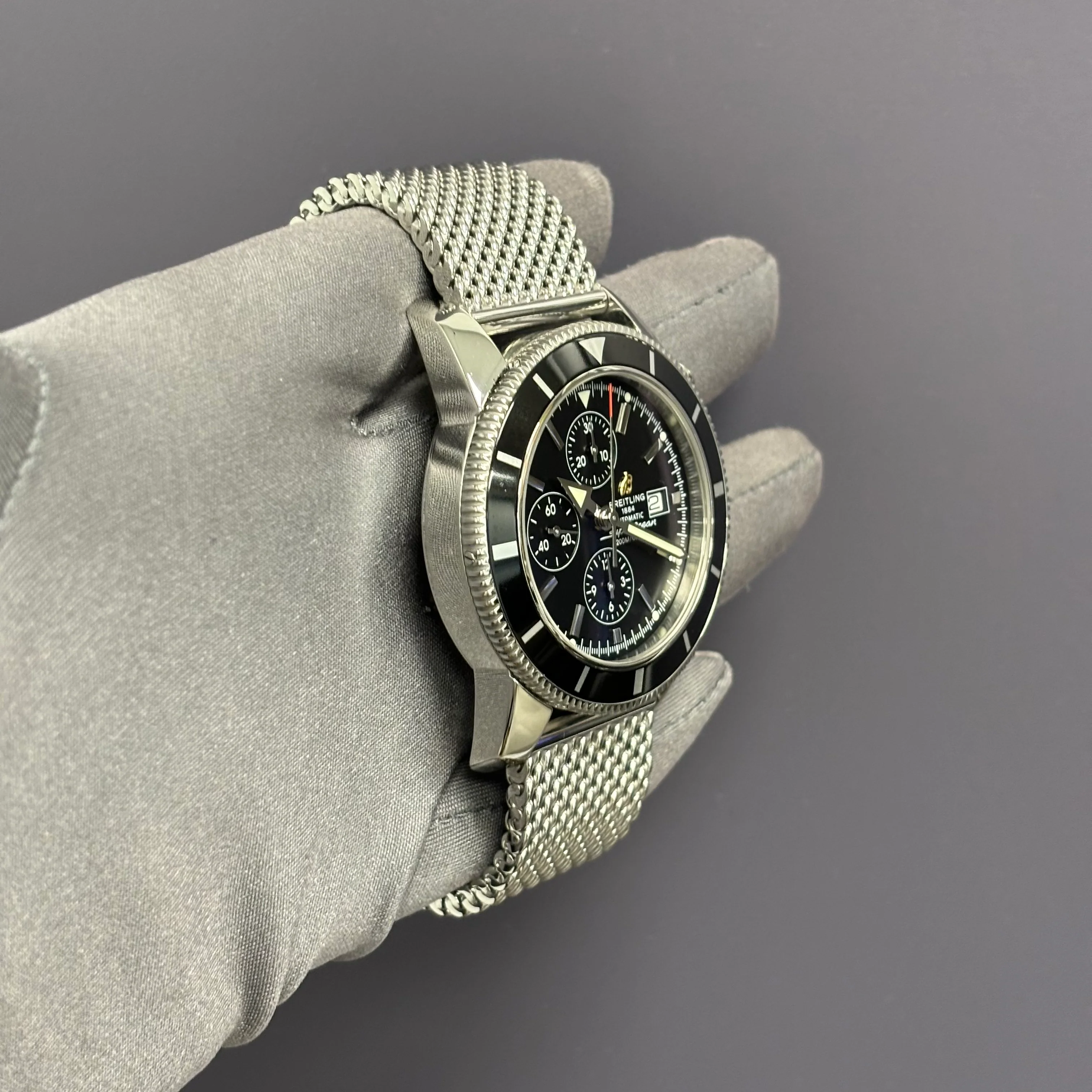 Breitling Superocean 46mm Black Dial Watch Ref# A13320 - Image 3