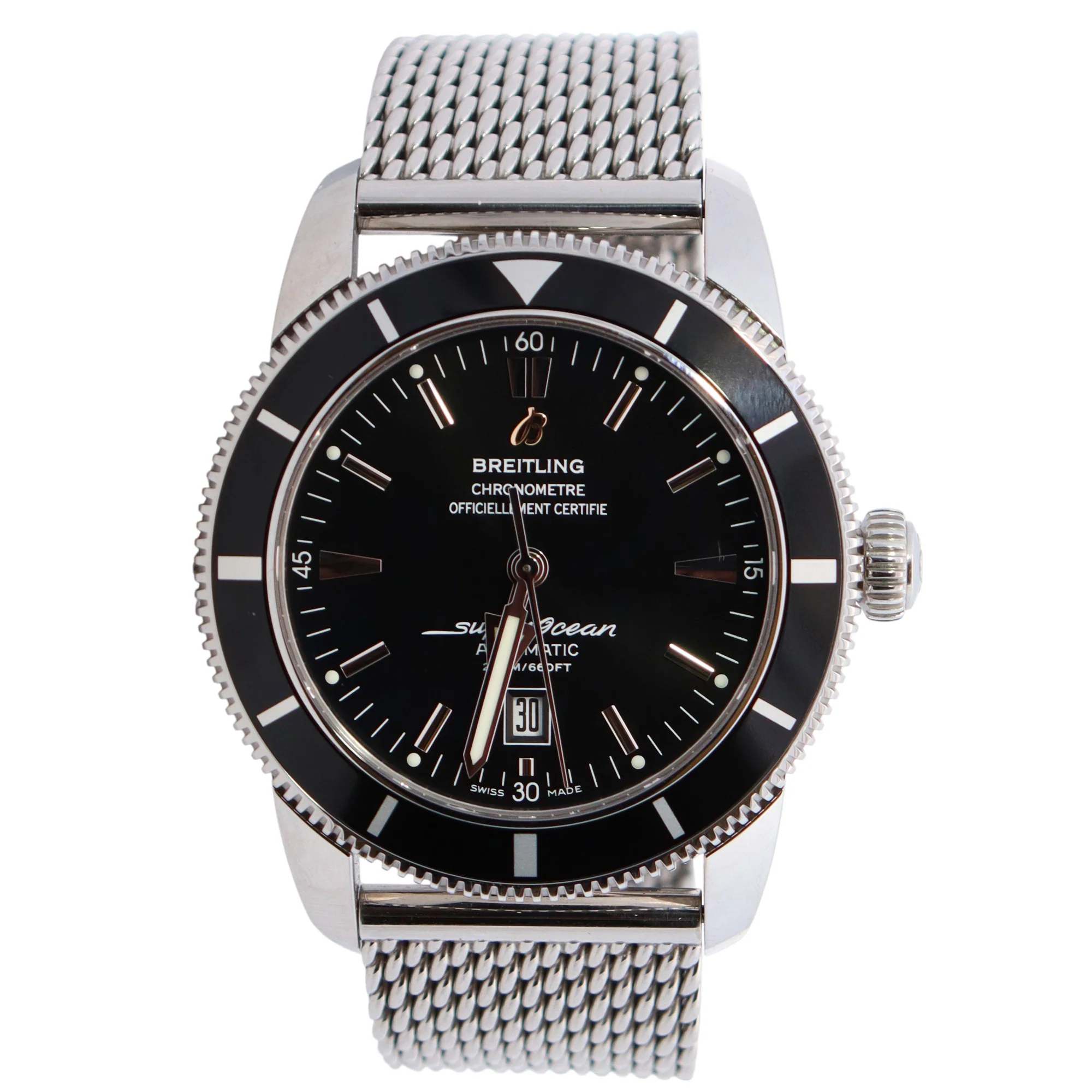 Breitling Superocean 46mm Black Dial Watch Ref# A1732024