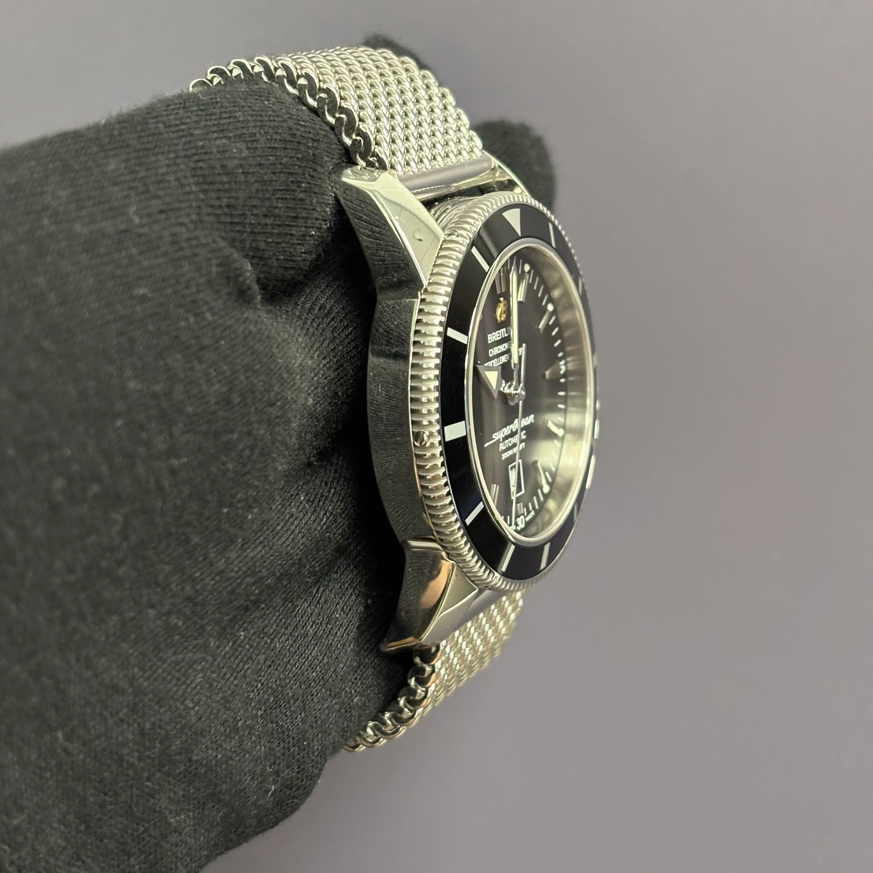 Breitling Superocean 46mm Black Dial Watch Ref# A1732024 - Image 3