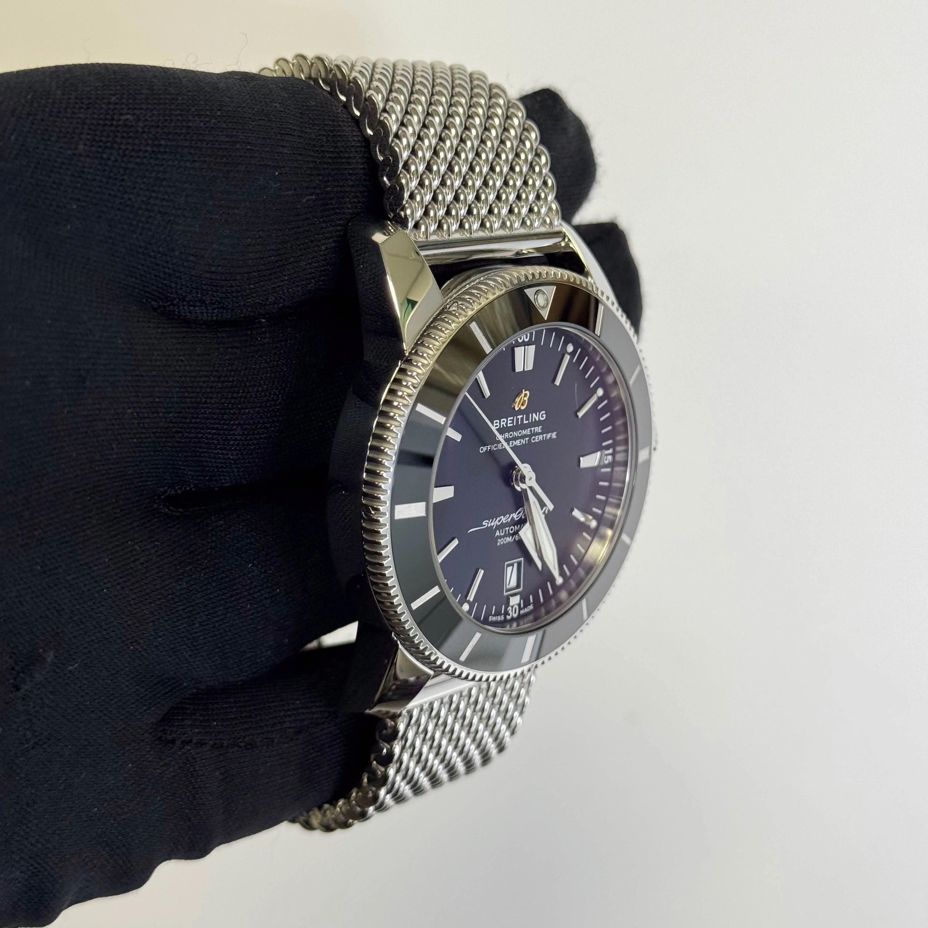 Breitling Superocean 46mm Black Dial Watch Ref# AB2020121B1A1 - Image 3