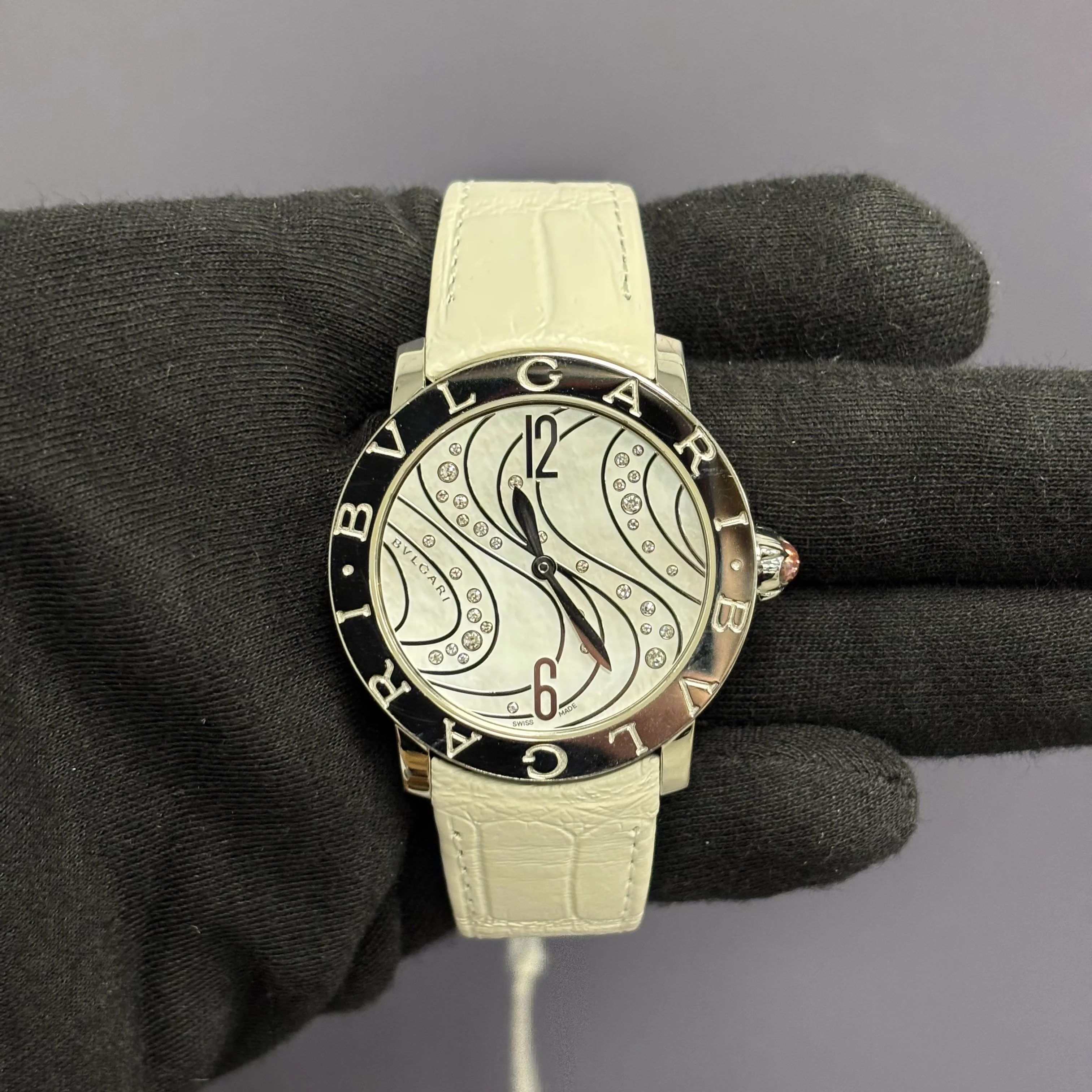 Bvlgari Bulagri 37mm MOP Dial Watch Ref# 102030 - Image 2