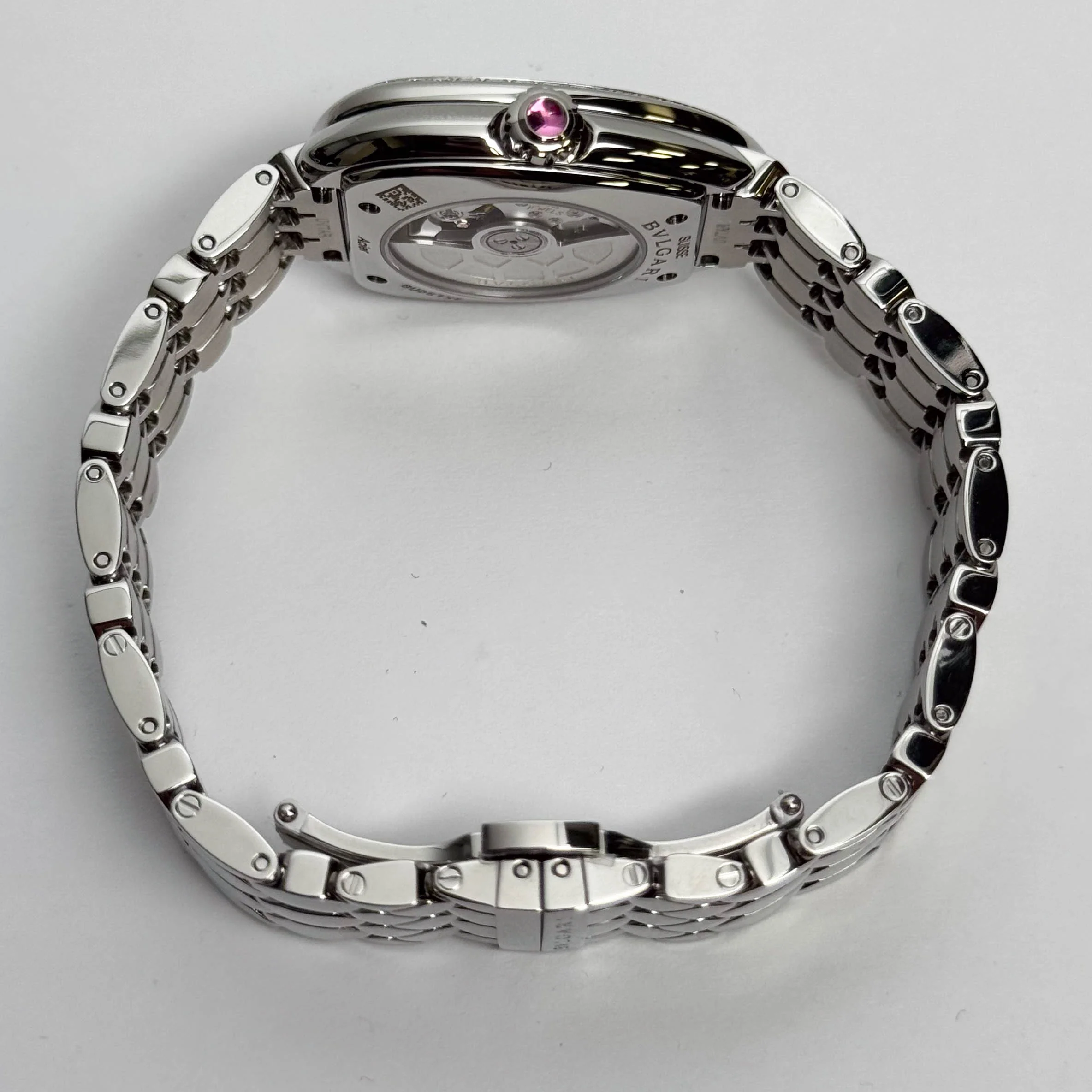 Bvlgari Serpenti Seduttori 34mm White Opaline Dial Watch Ref# 104060 - Image 6