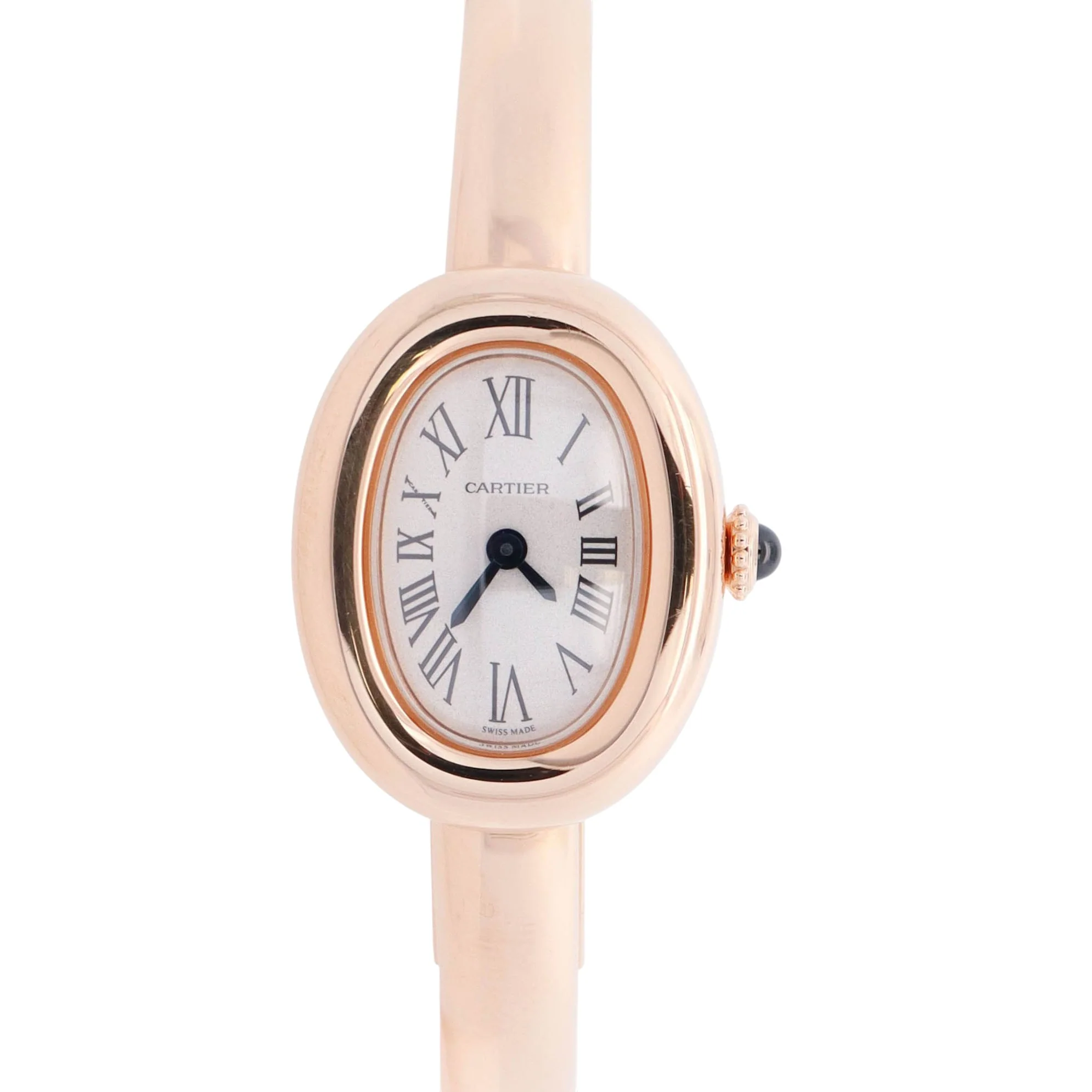 Cartier Baignoire 15mm White Dial Watch Ref# WGBA0018