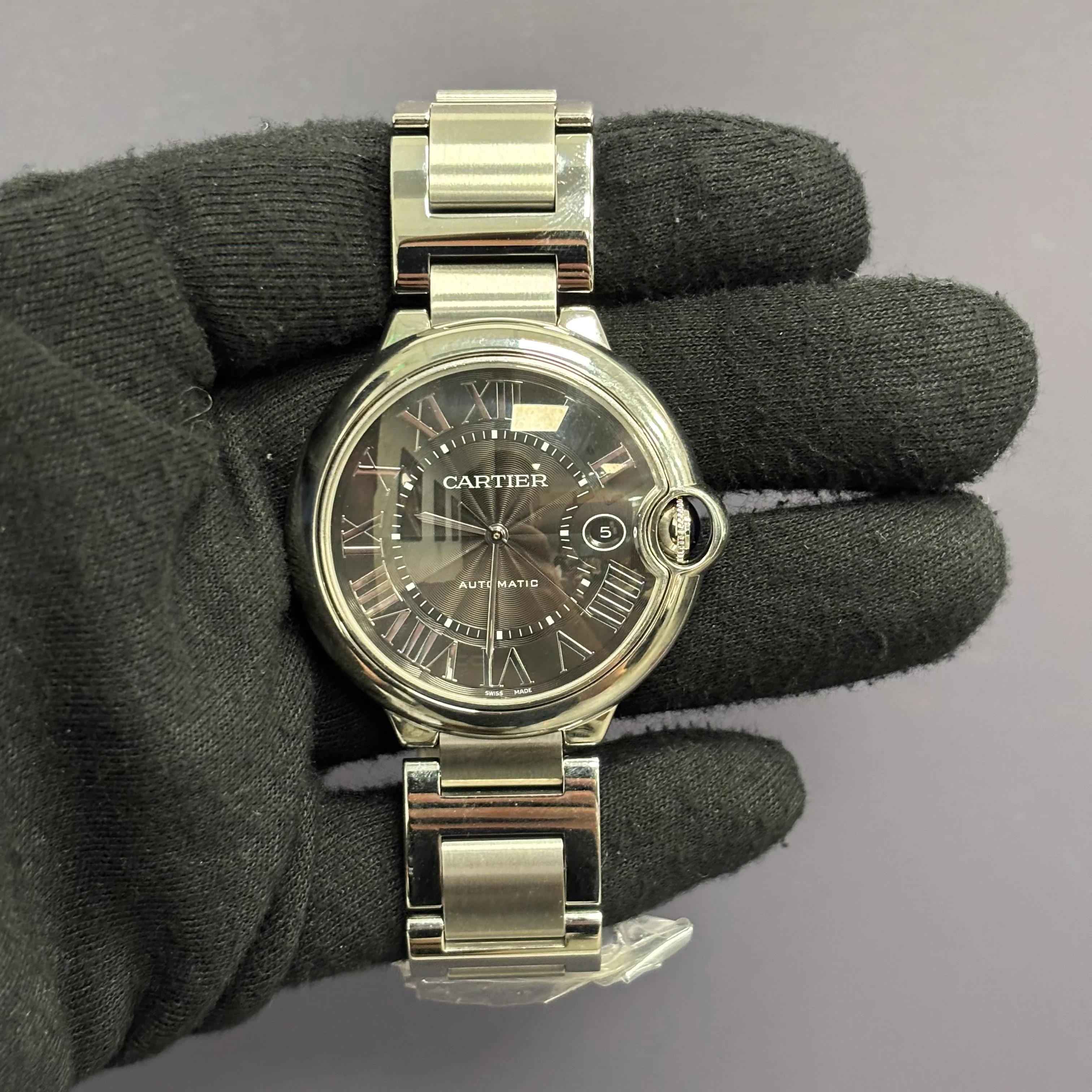 Cartier Ballon Bleu 42mm Black Dial Watch Ref# W6920042 - Image 2