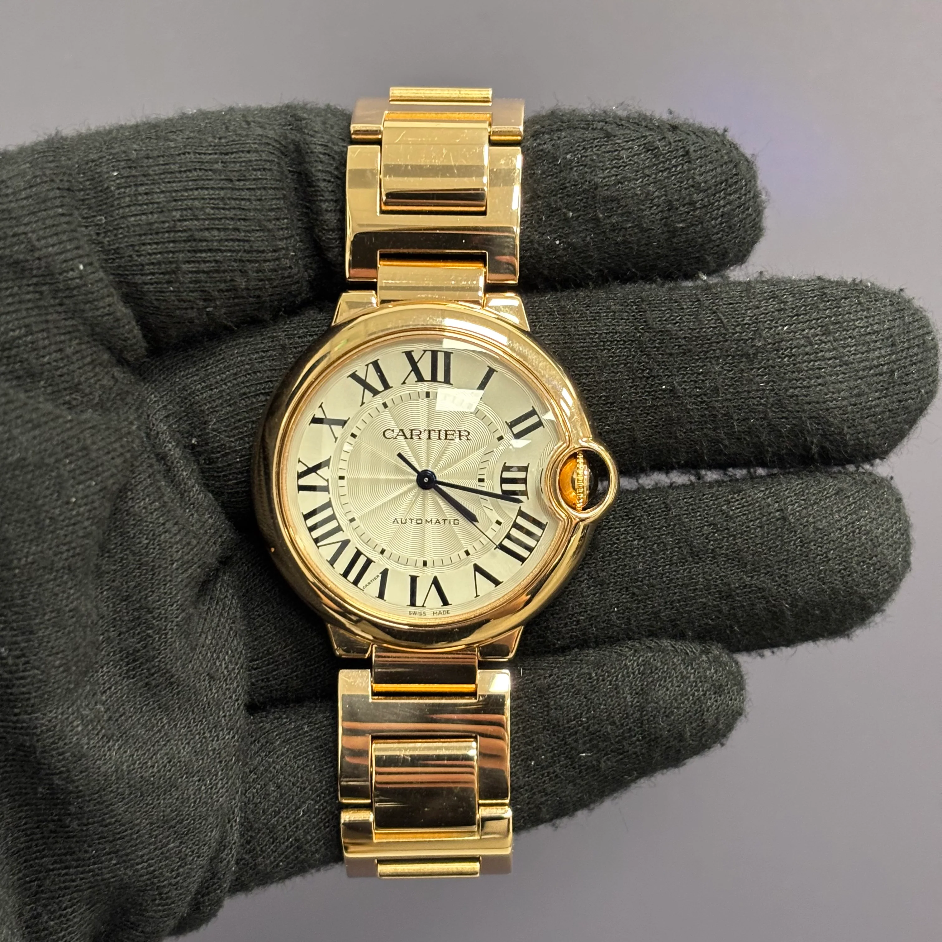 Cartier Ballon Bleu 36.6mm Silver Dial Watch Ref# W69004Z2 - Image 2