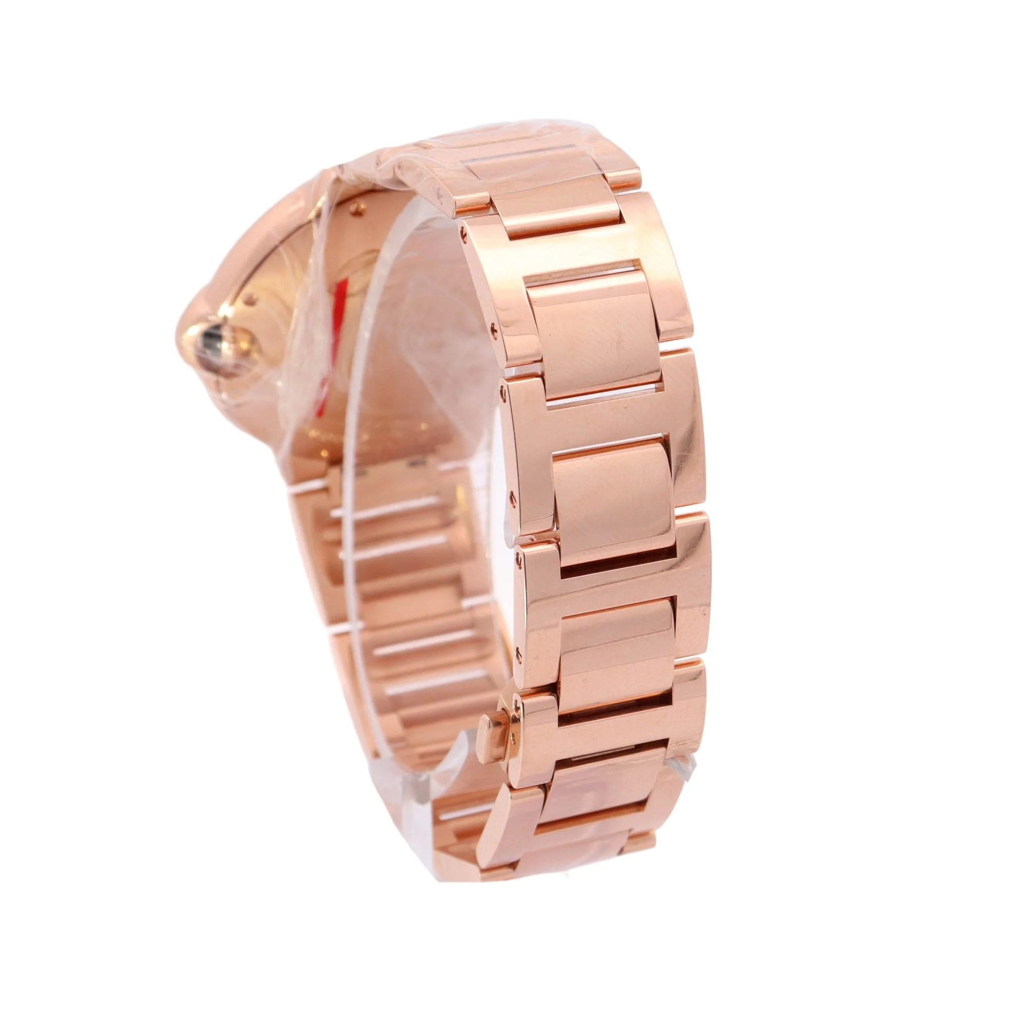 Cartier Ballon Blue Rose Gold 40mm White Roman Dial Watch Reference# WGBB0039 - Image 3