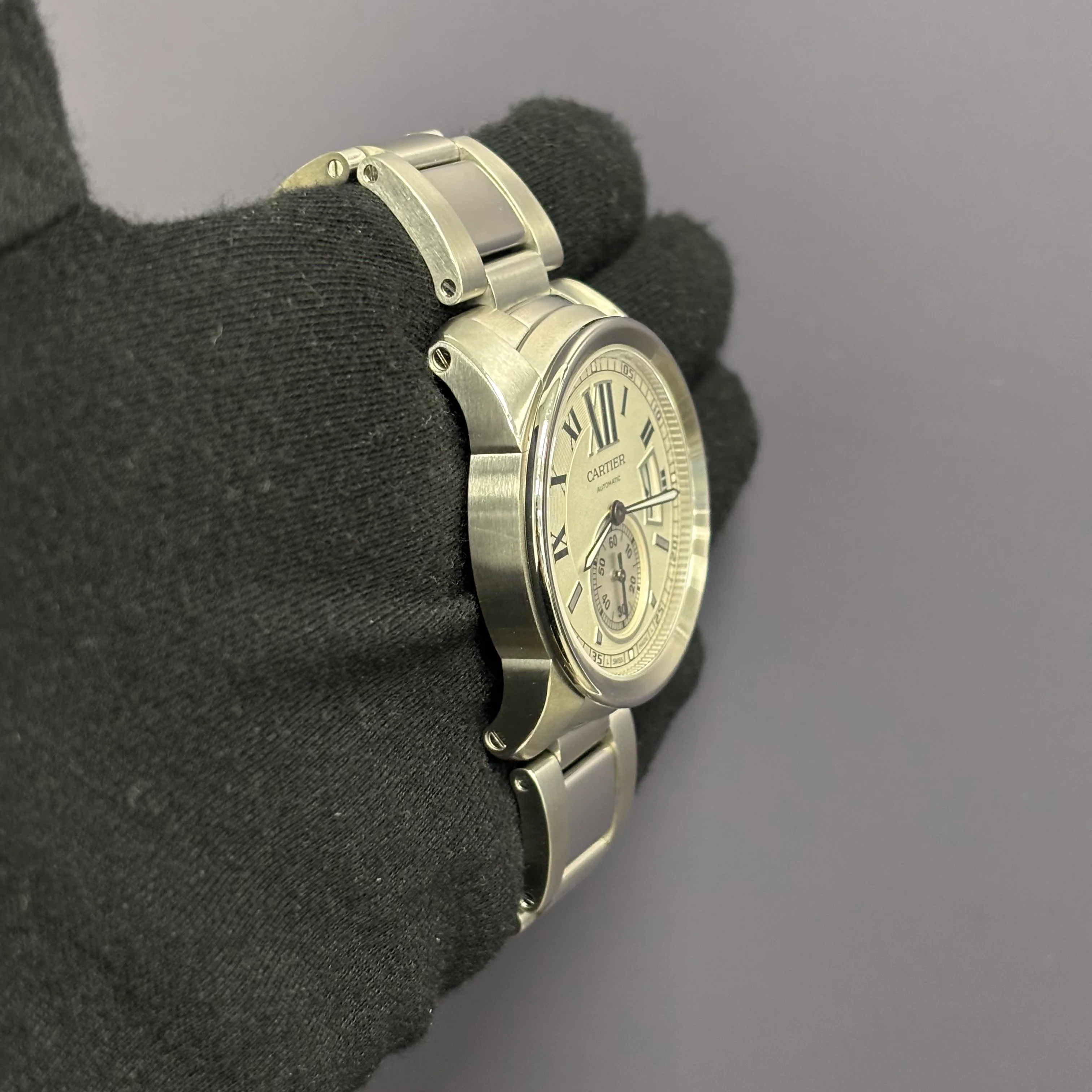 Cartier Calibre 42mm White Dial Watch Ref# W7100015 - Image 3