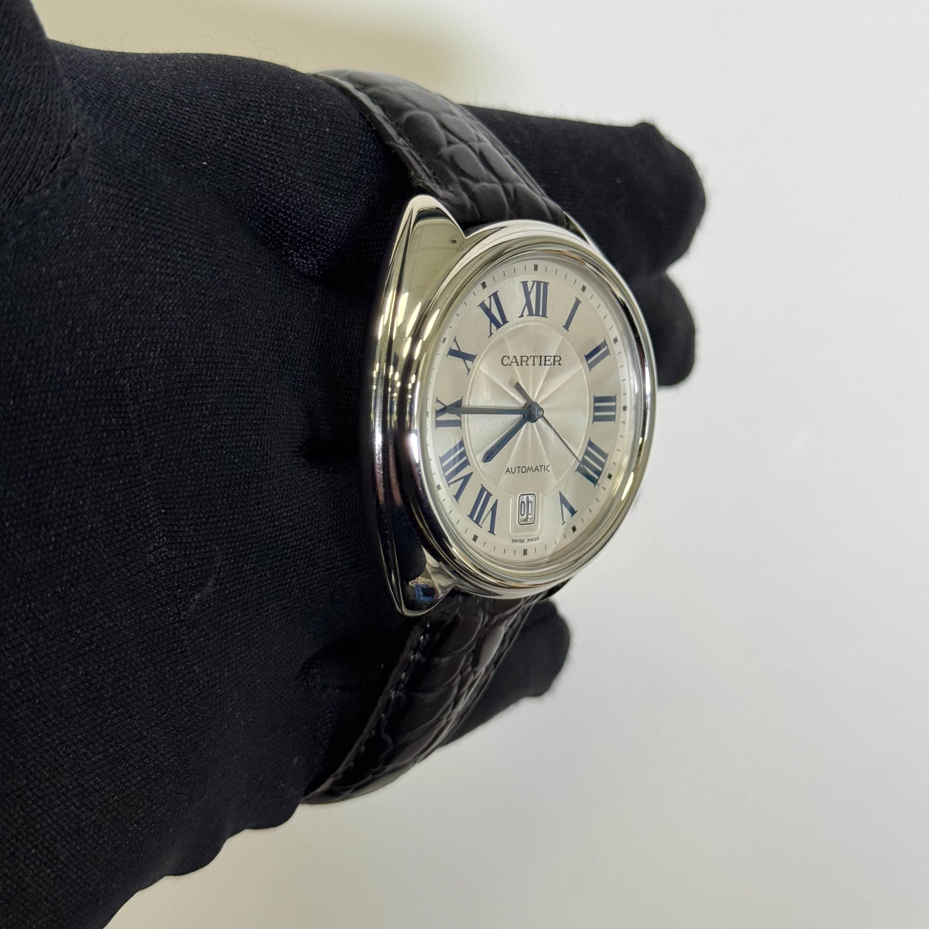 Cartier Cle De 40mm Silver Dial Watch Ref# WSCL0018 - Image 3