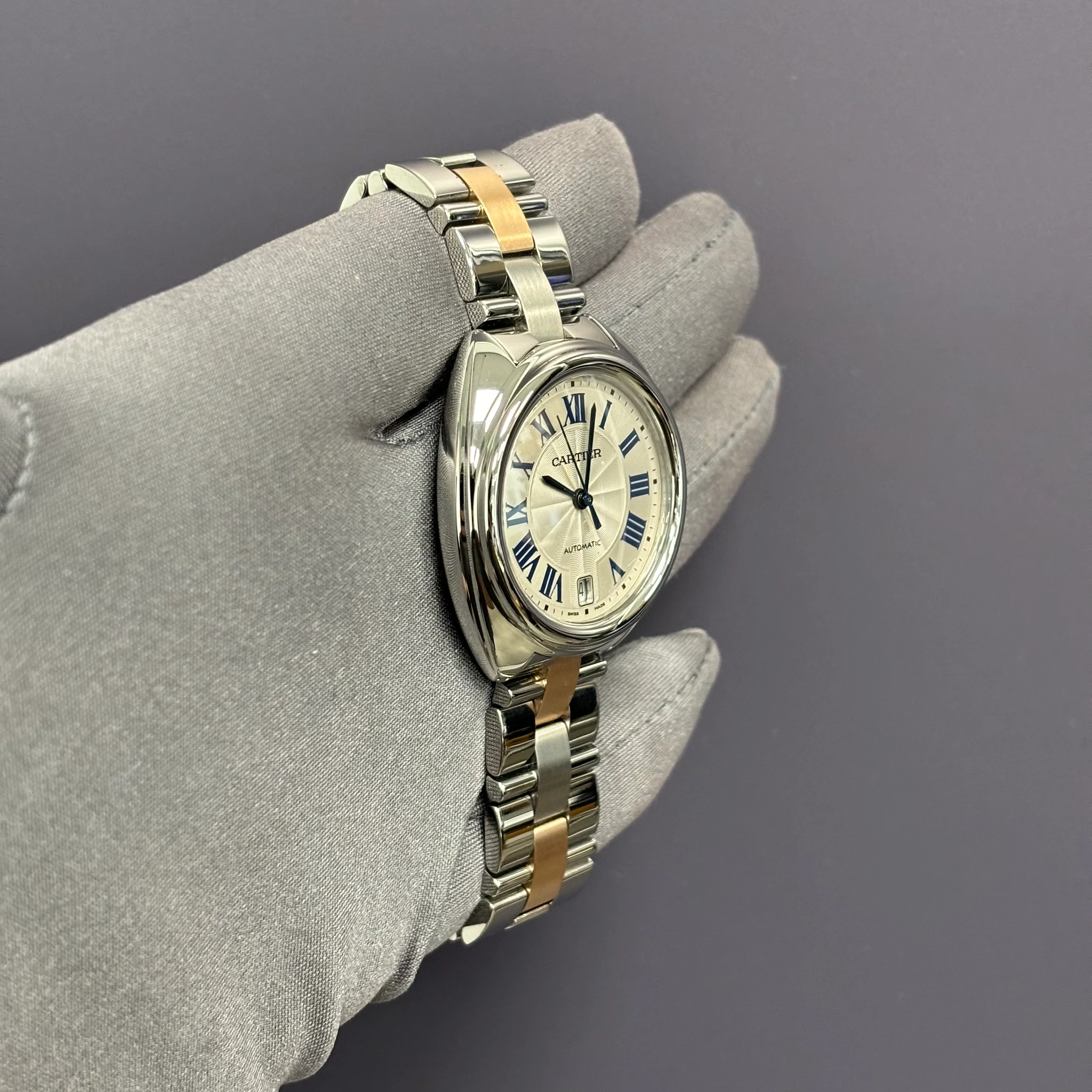 Cartier Cle De Cartier 35mm White Dial Watch Ref# W2CL0003 - Image 3