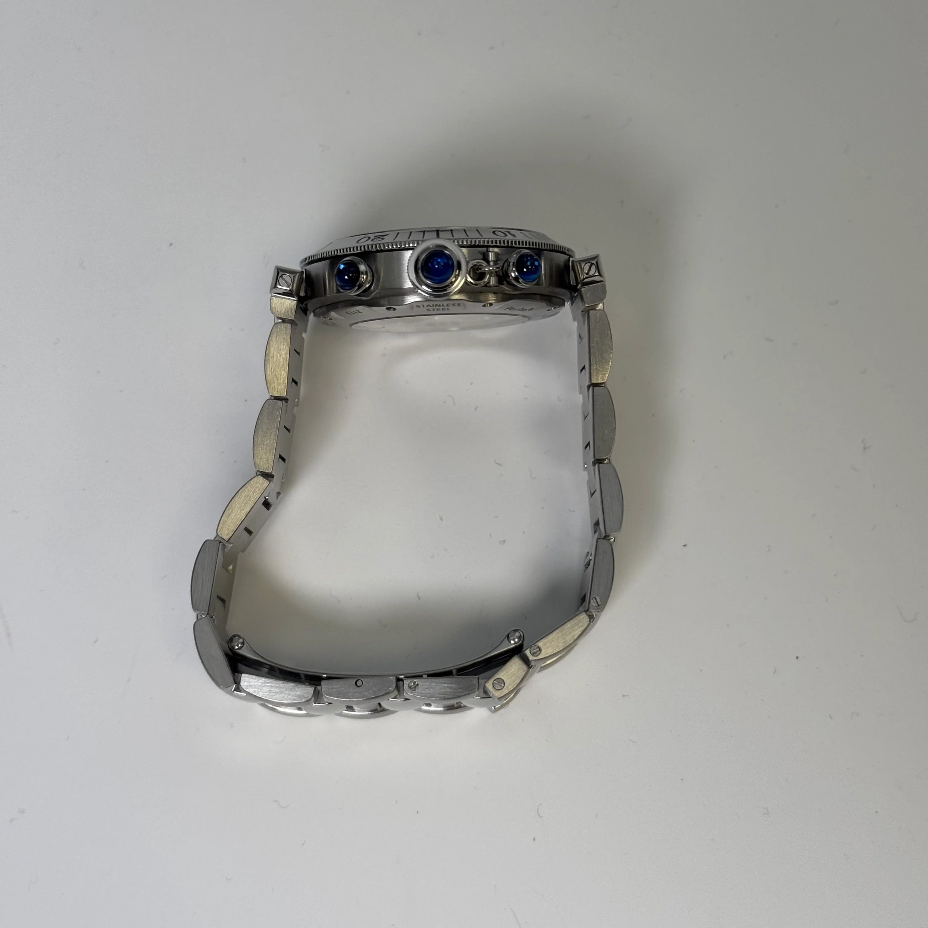 Cartier Pasha 38mm Silver Dial Watch Ref# W31030H3 - Image 5