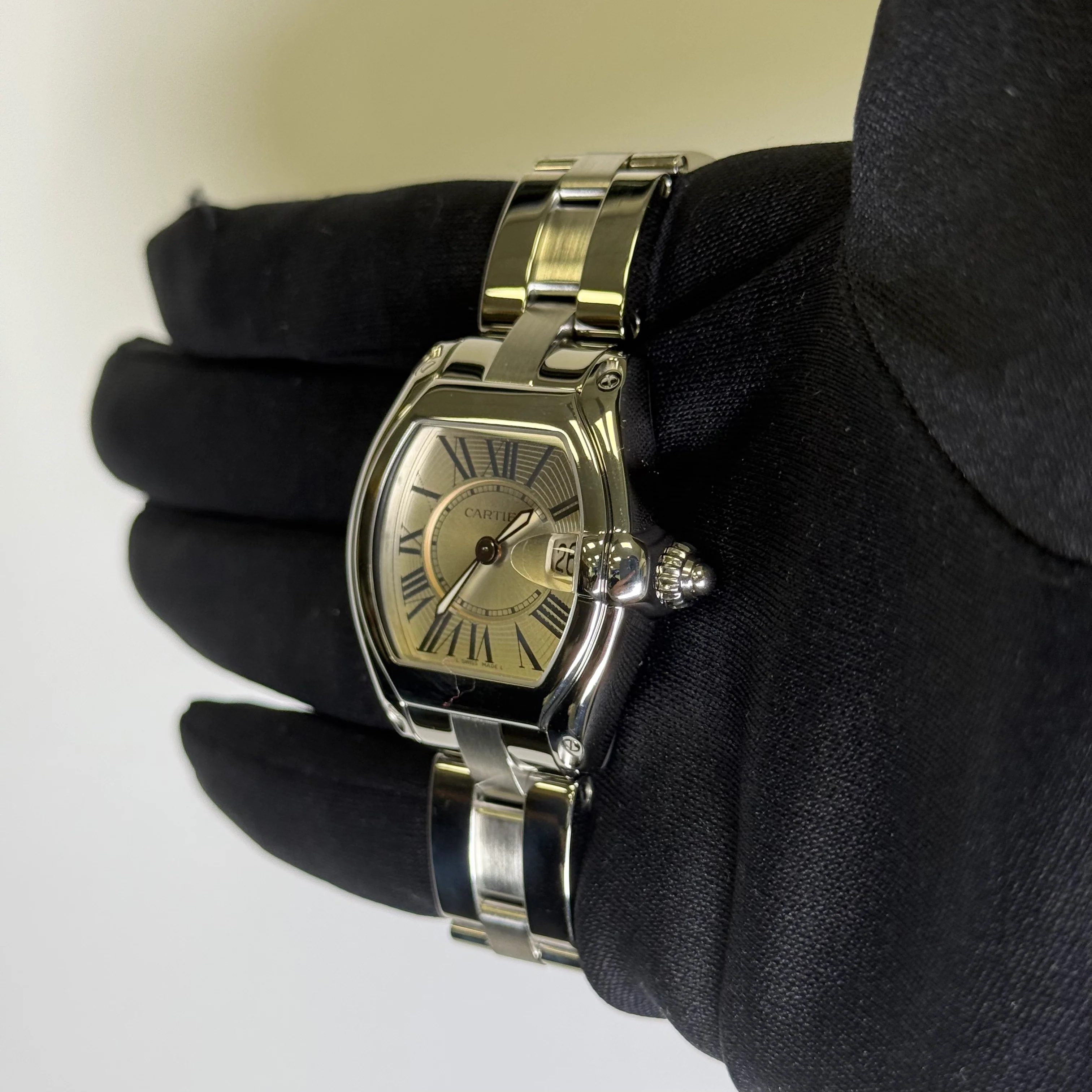 Cartier Roadster 31mm Silver Dial Watch Ref# W62016V3 - Image 3