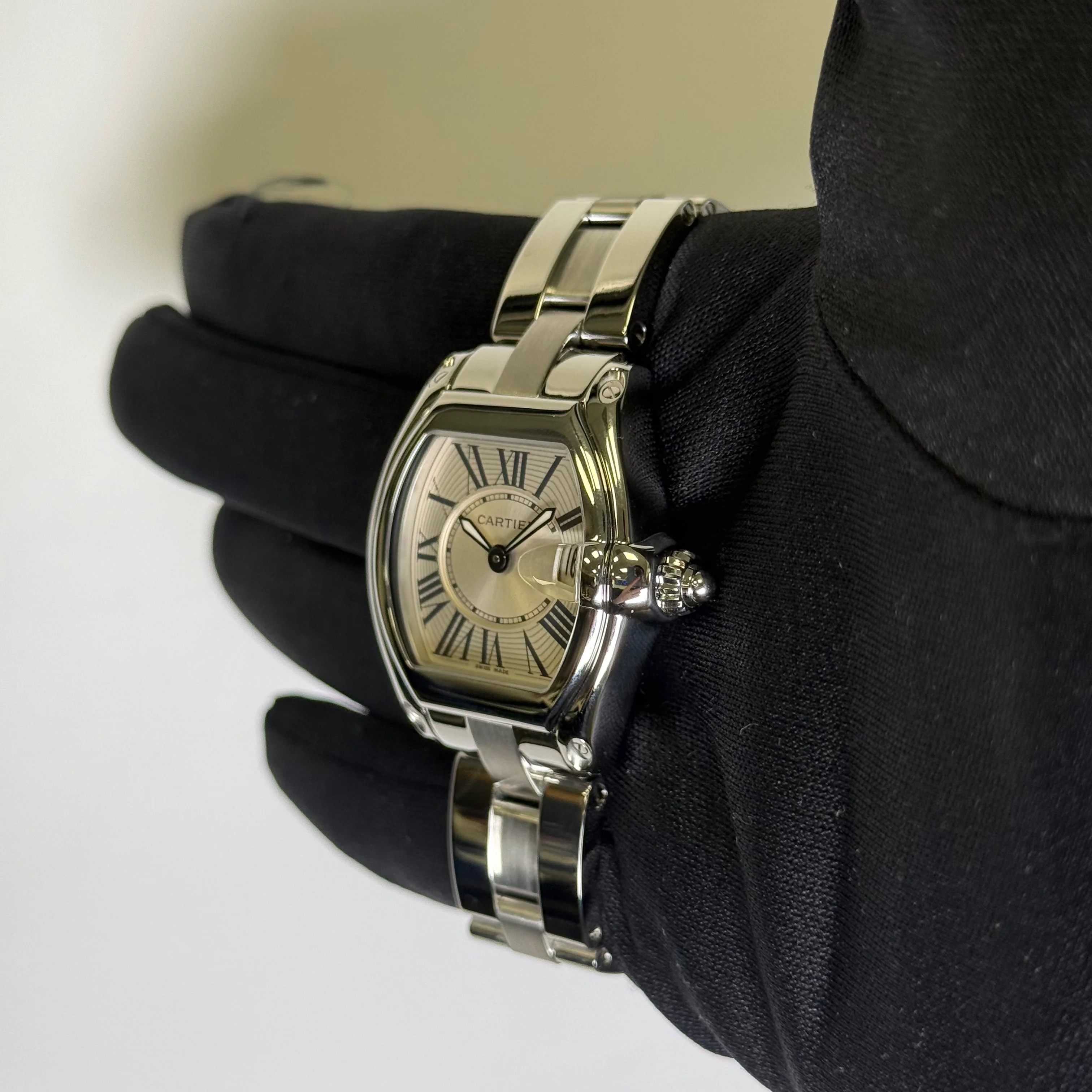 Cartier Roadster 31mm Silver Dial Watch Ref# W62016V3 - Image 3