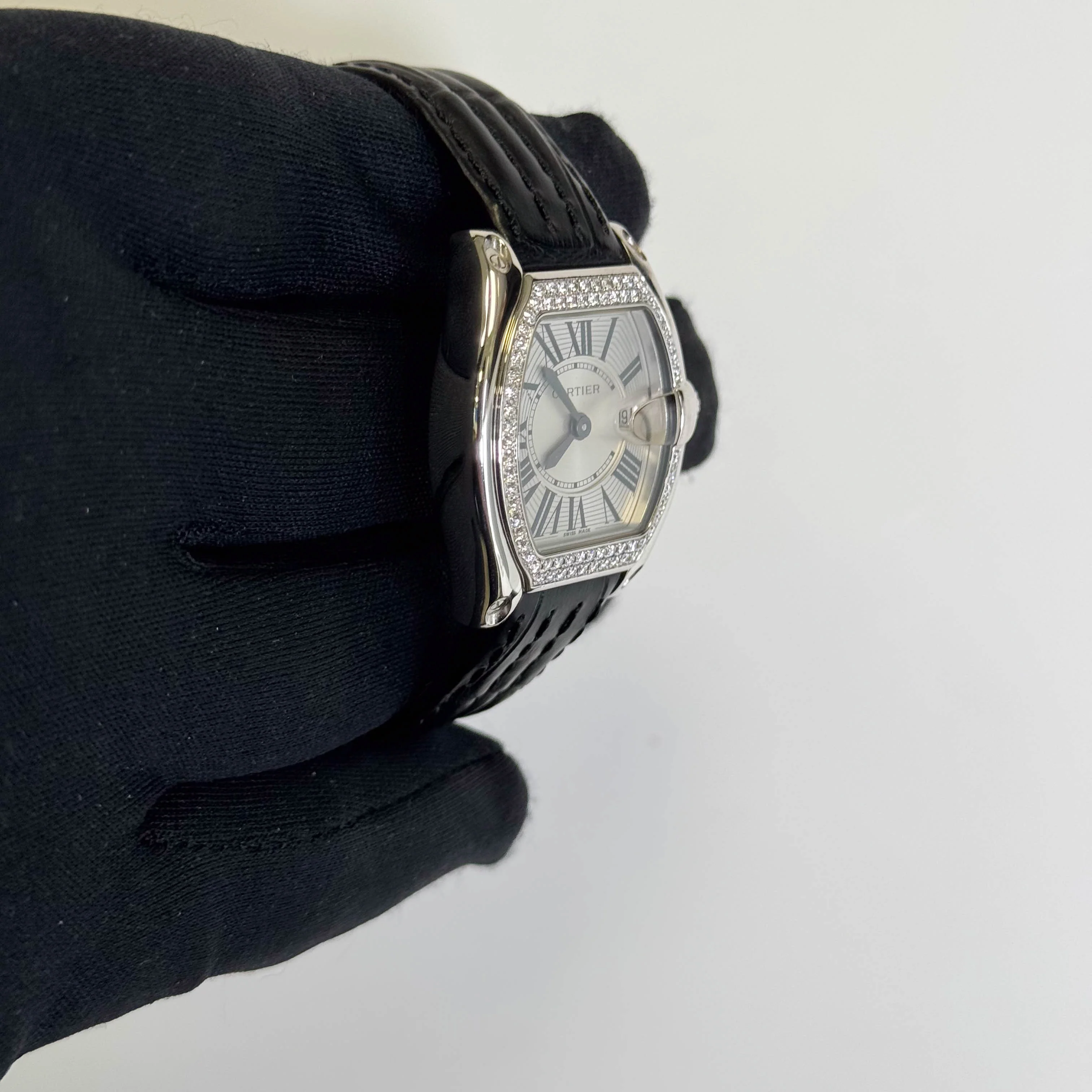 Cartier Roadster 31mm Silver Dial Watch Ref# WE500260 - Image 3