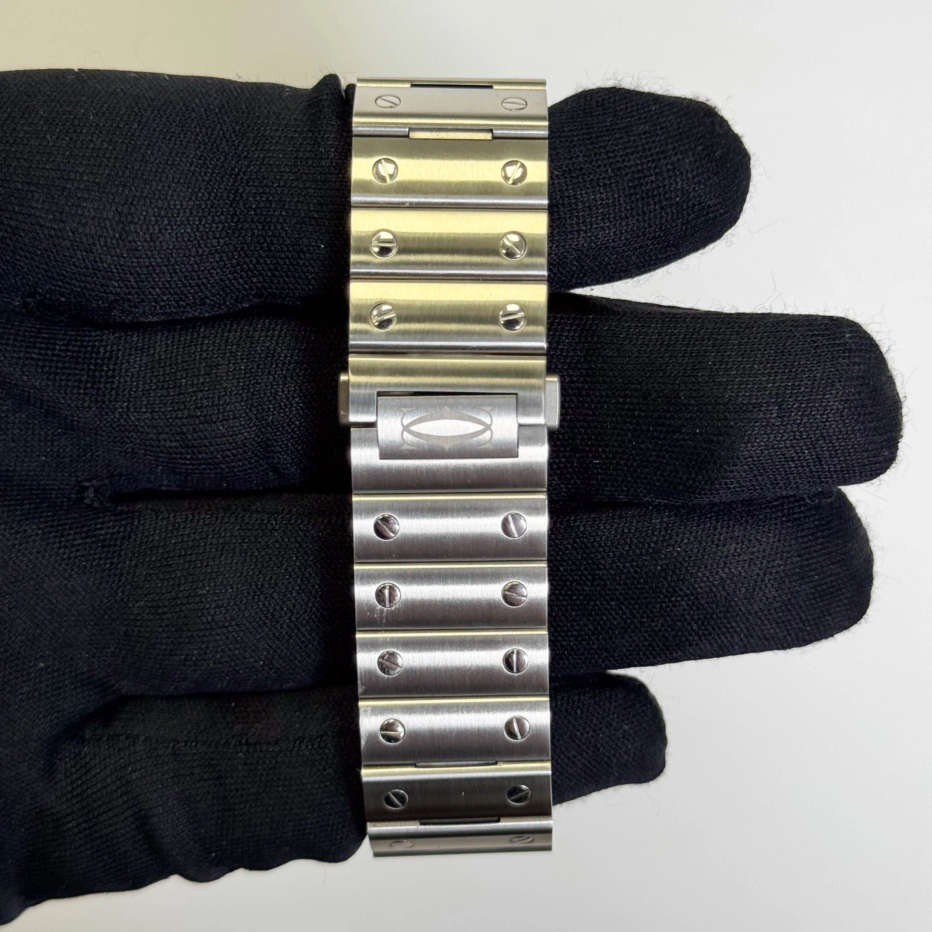 Cartier Santos 40mm Blue Dial Watch Ref# WSSA0071 - Image 4